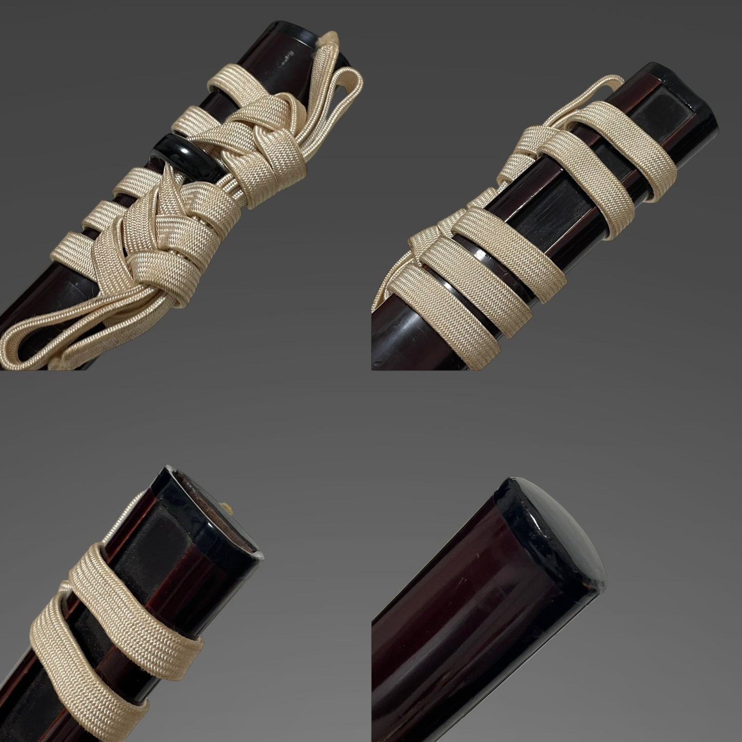Masaie 正家 signed, Shobuzukuri Wakizashi, Peonies and butterflies Fuchikashira, Muromachi period