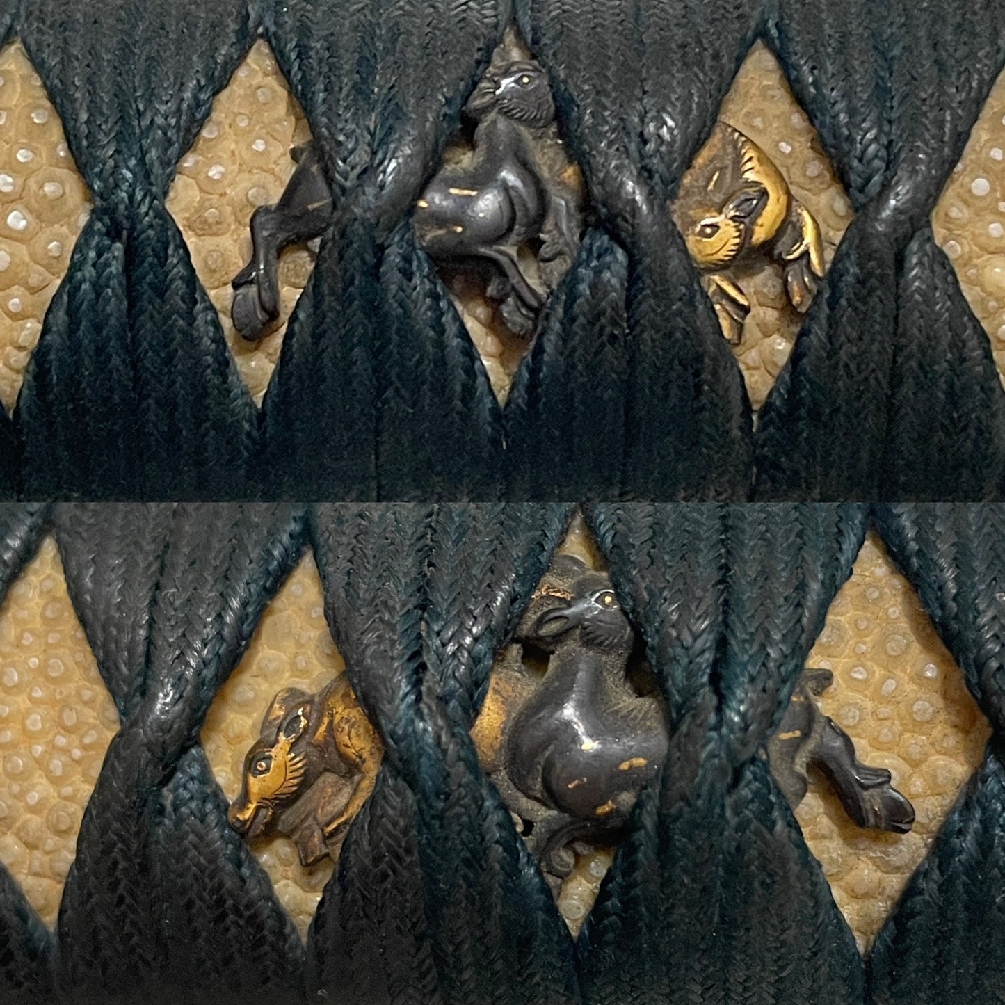 Bizenkokuosa 備前国長 signed Wakizashi, Monkey Fuchi, Mt.Fuji Kozuka, Muromachi period