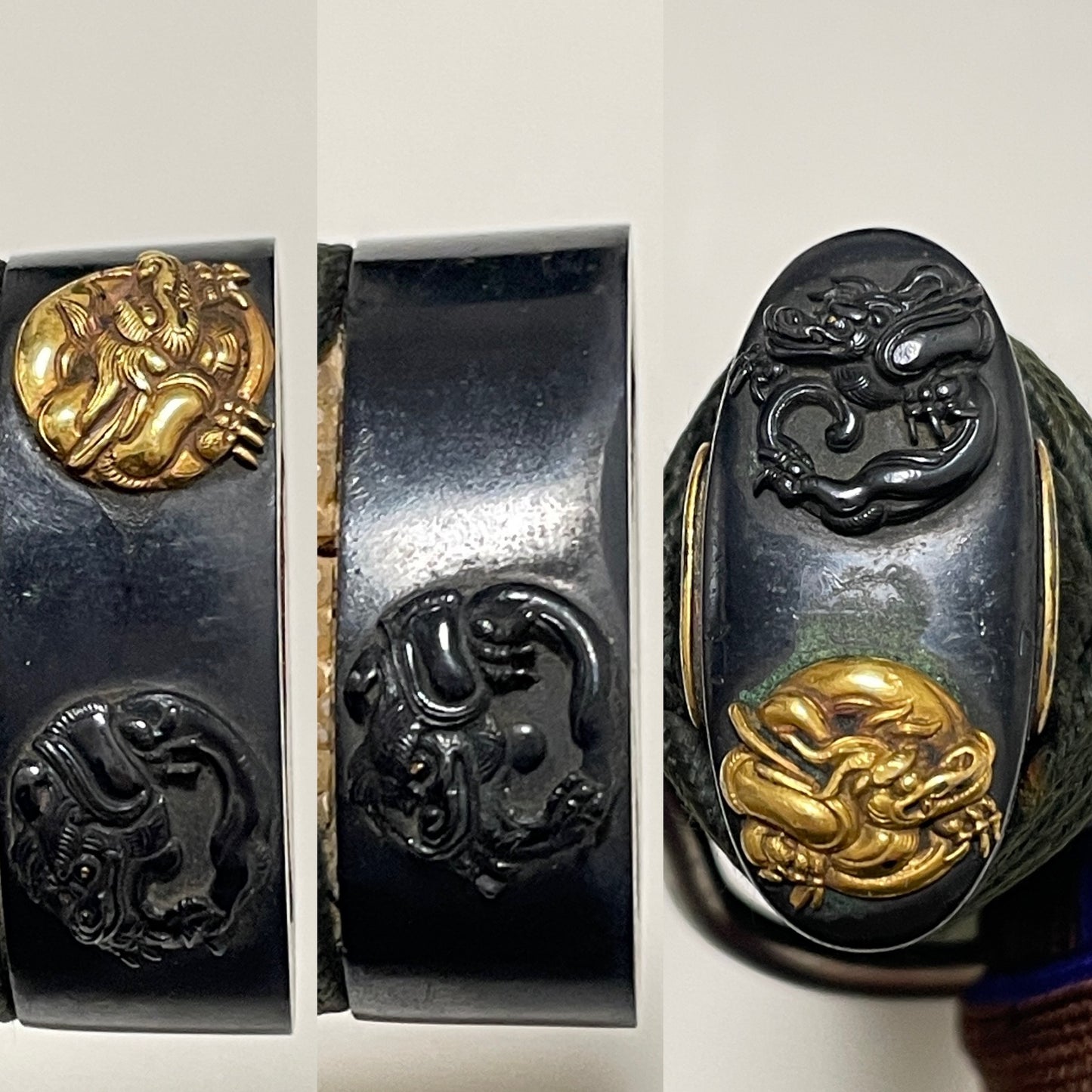 Dragon Fittings Ryakushiki-GUNTO 龍一作略式軍刀, Blade is Edo Wakizashi, with Tassel