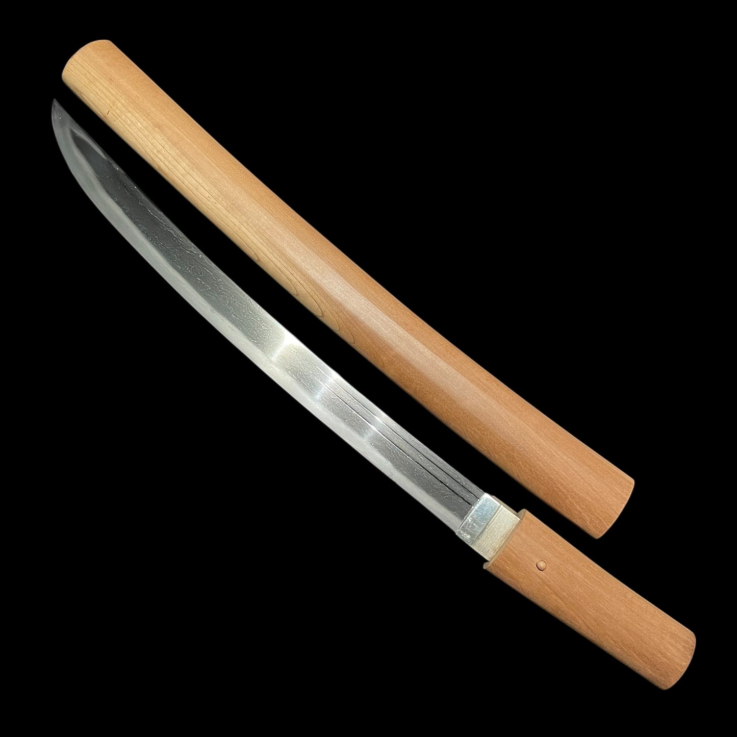 Hirazukuri Danbira Wakizashi, Wide blade, Edo period mumei