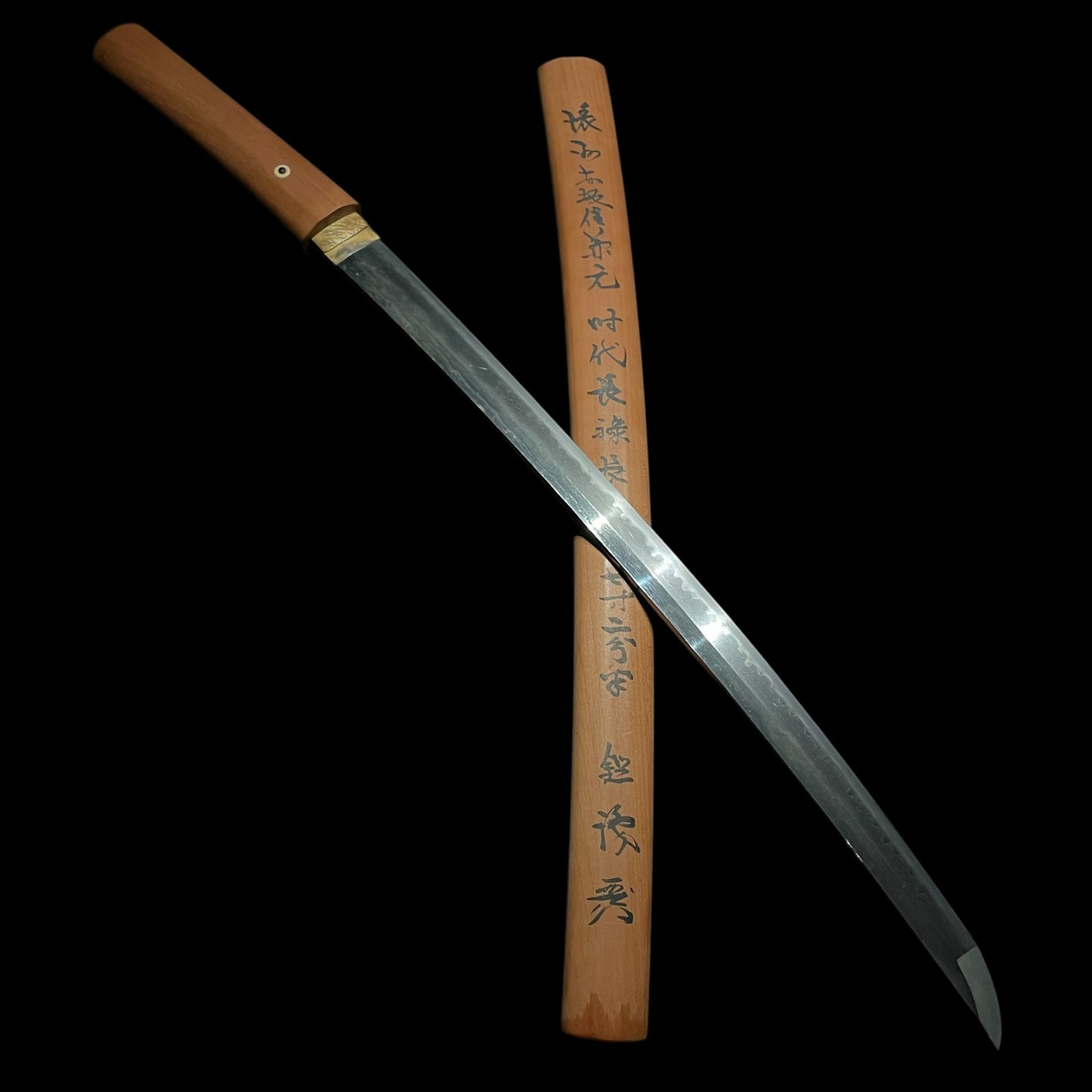 Noshu Akasakaju Kanemoto 濃州赤坂住兼元  Sayagaki 鞘書 WAKIZASHI, Muromachi period