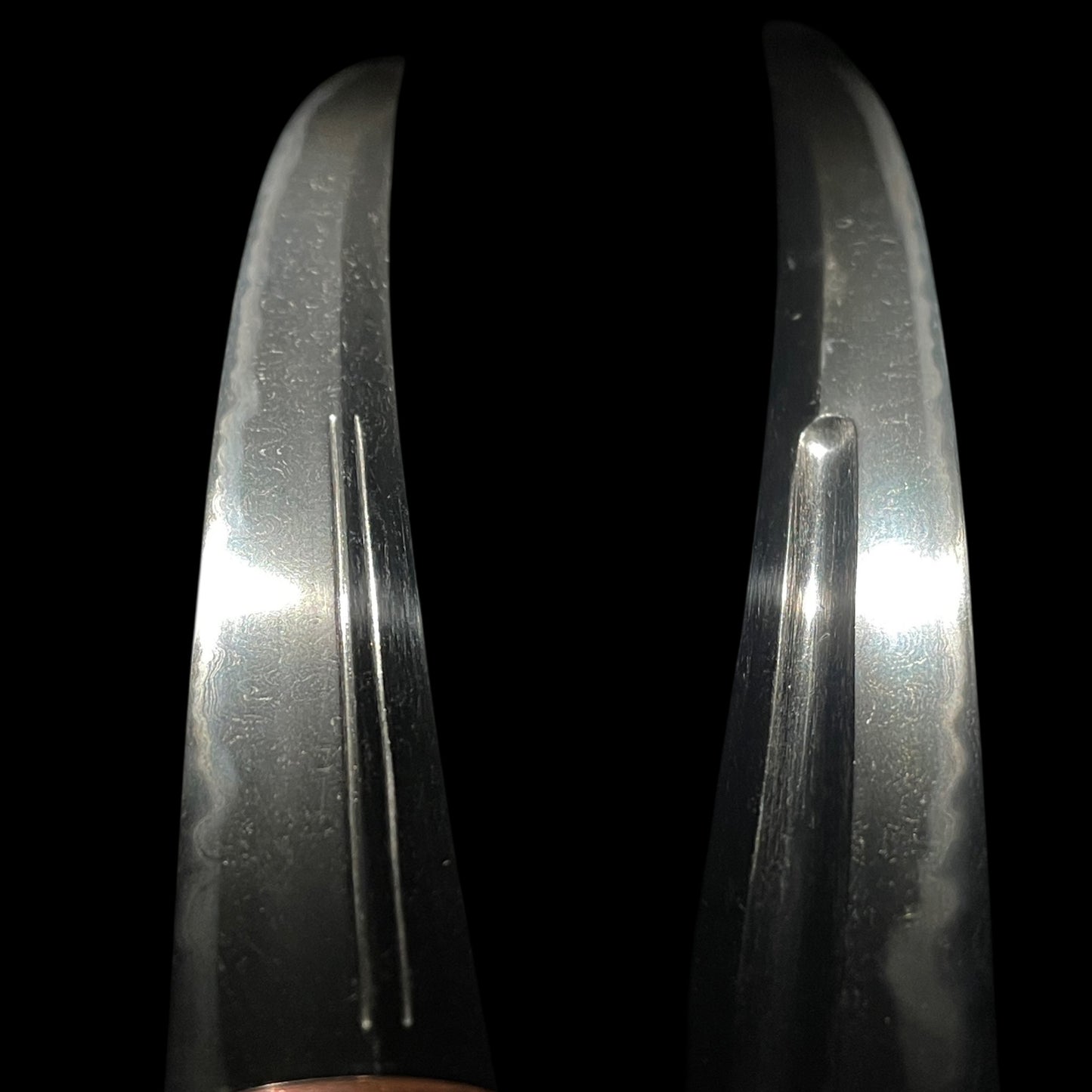 Very Wide Wakizashi, Hokinokami Fujiwara Nobutaka 伯耆守藤原信髙 signed, Edo period