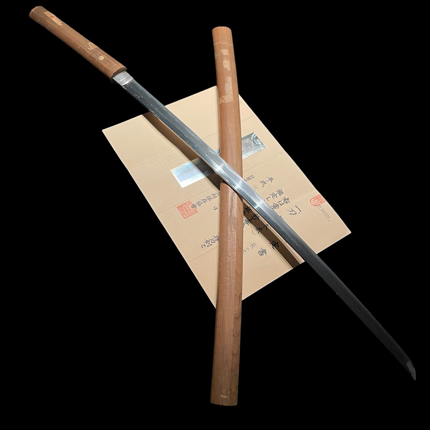 Fuyuhiro 冬広 KATANA in Shirasaya, KOTO Muromachi period, NBTHK Certificate