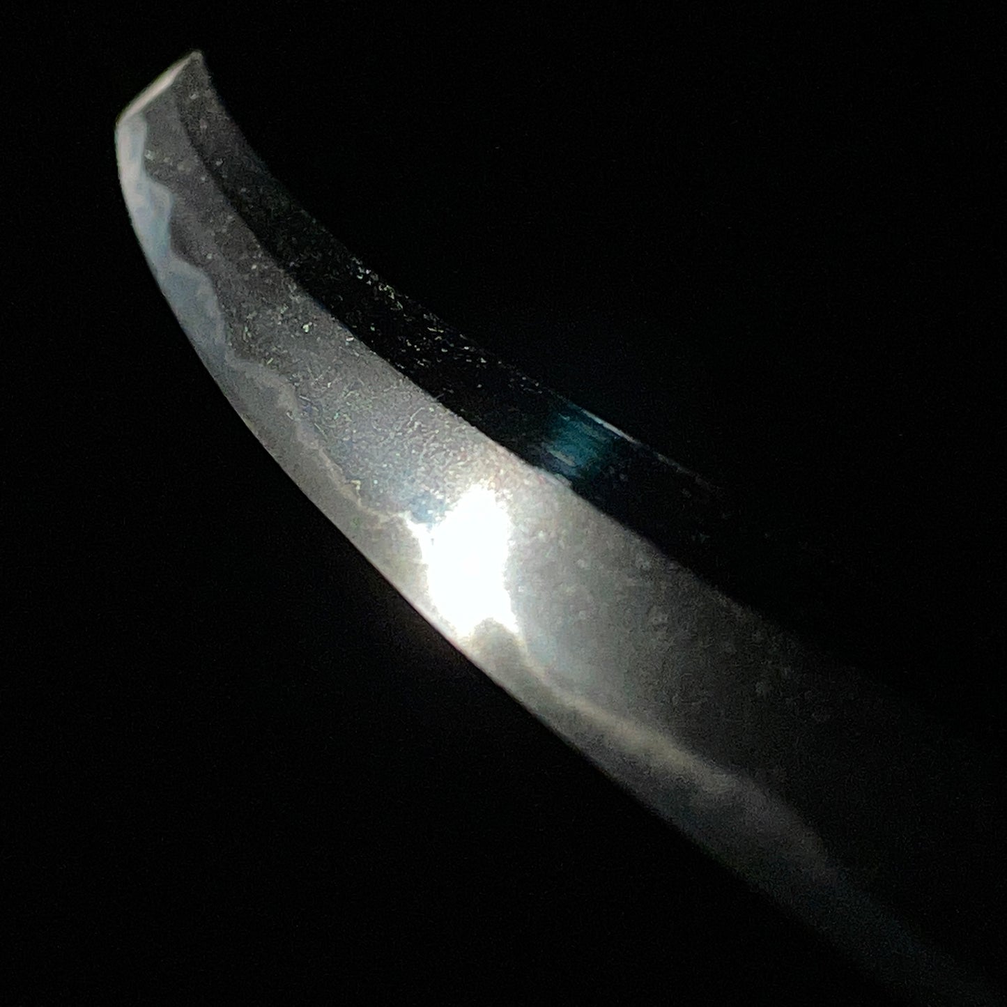 Soten-Tsuba 宗典鍔 Wakizashi, Paulownia Fuchikashira, Edo period mumei