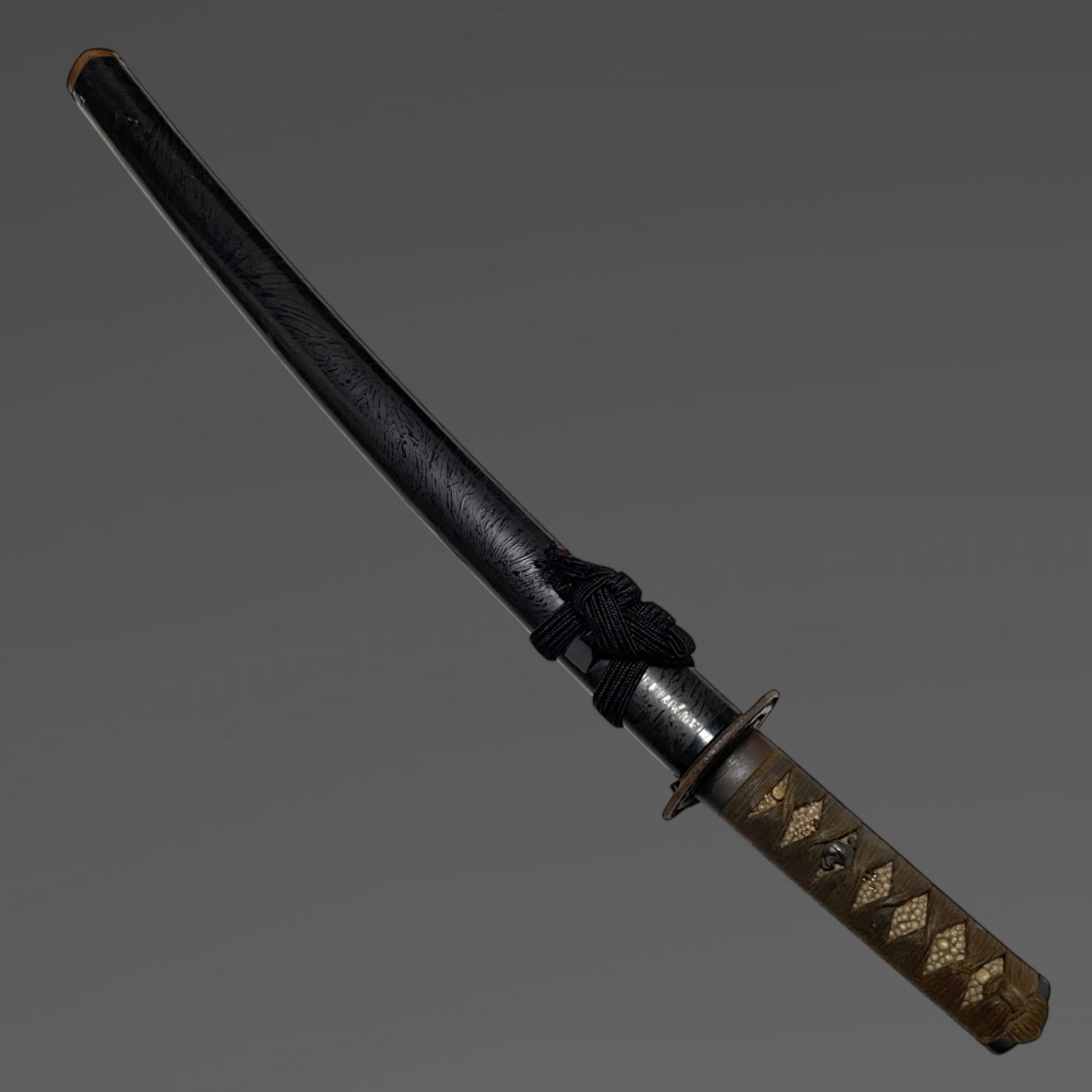 Bohi Wakizashi, Gosannokiri 五三の桐 Kashira, Edo period mumei