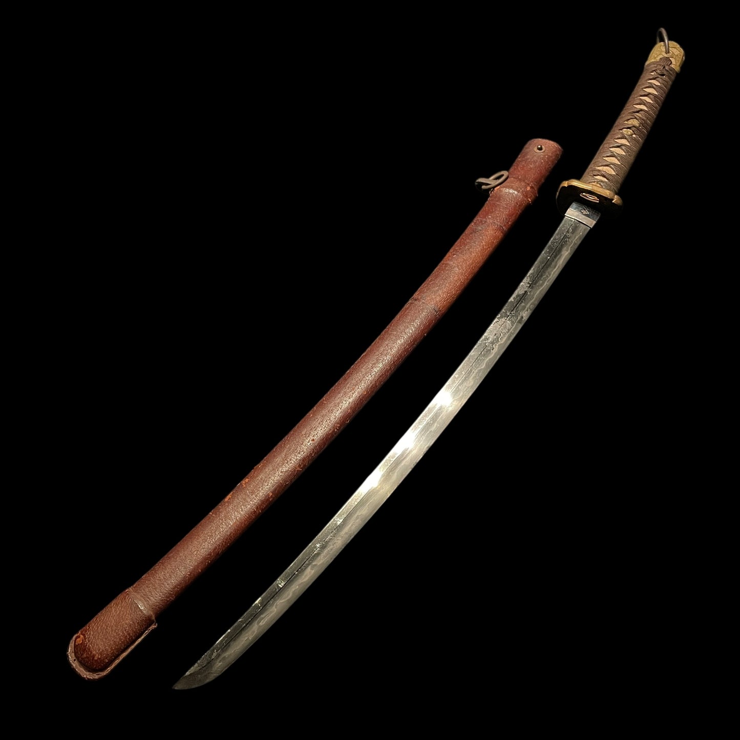 Ryakushiki GUNTO 略式軍刀, Family crest Habaki, Japanese Army Officer Sword