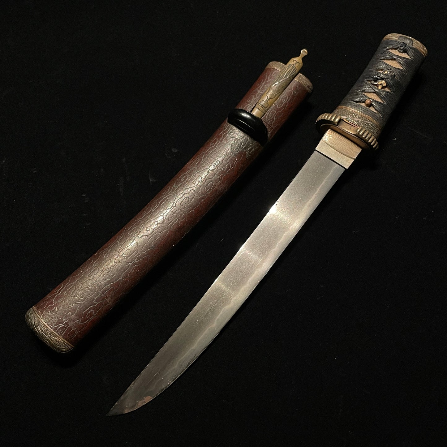 Matsushiro Koshirae TANTO, with Kozuka Kogai, Edo period mumei