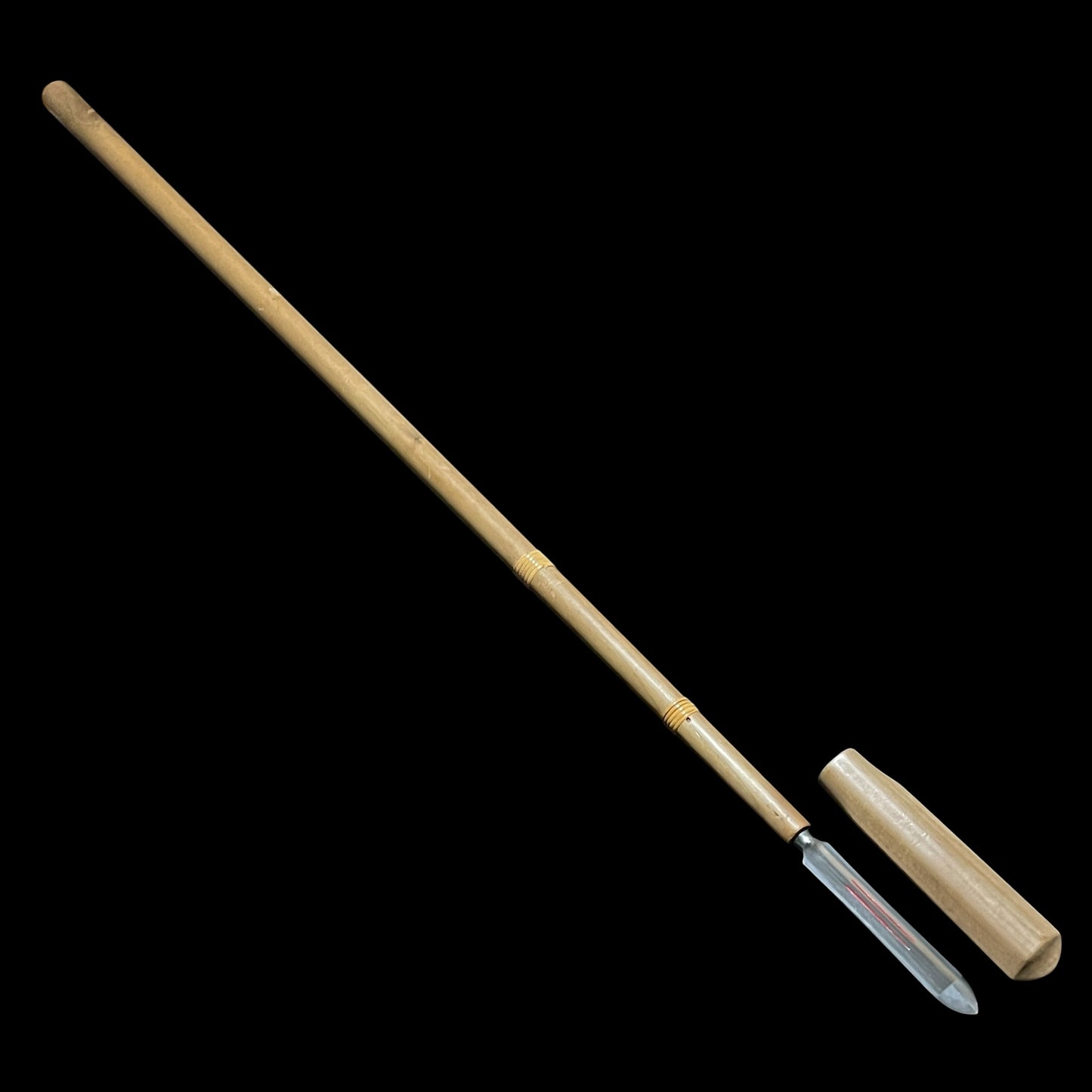 Ryoshinogi-Yari 両鎬槍, Iwaminokami Fujiwara Masanao 石見守藤原正直 signed, Early Edo period