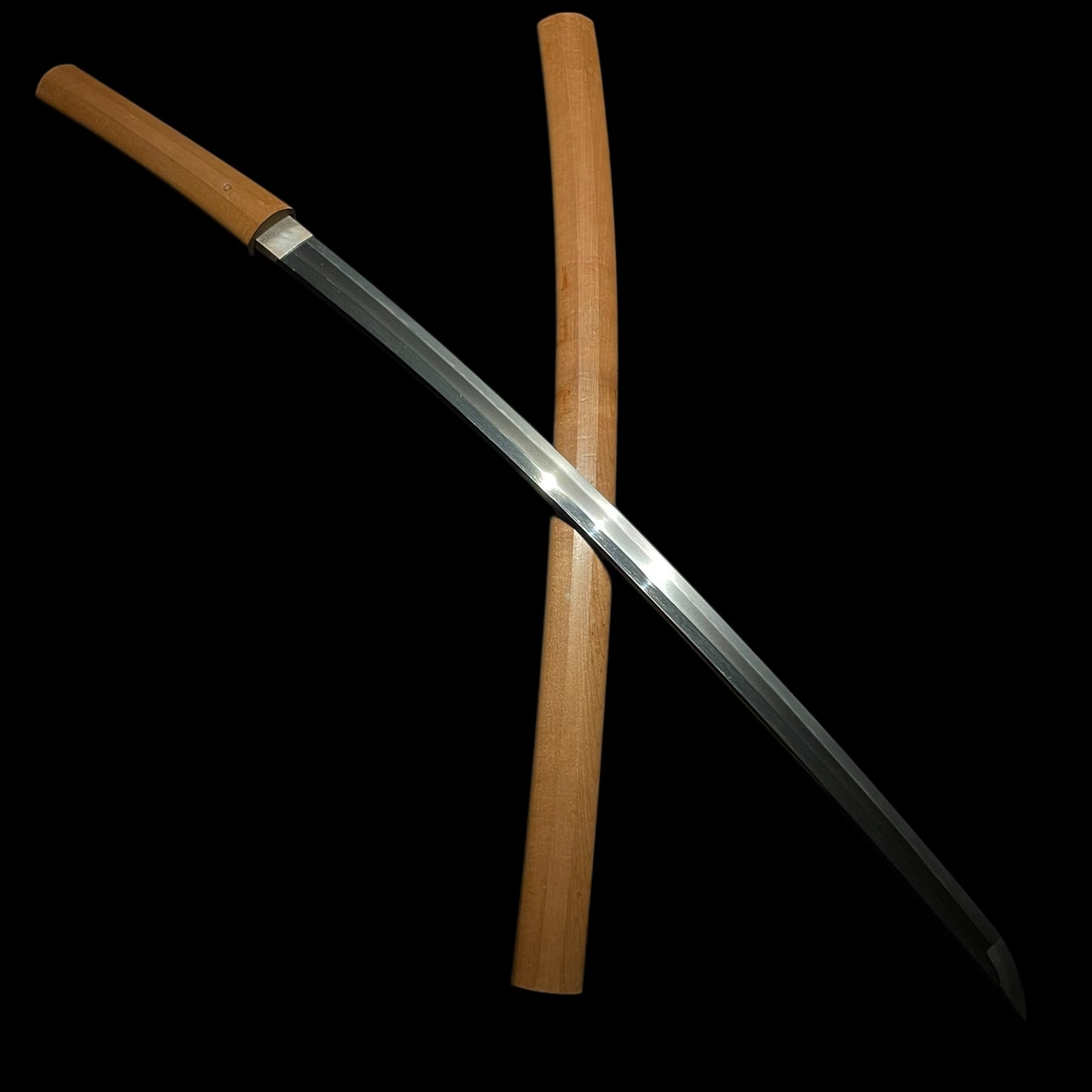 Rugged KATANA Heavy Blade in Shirasaya, Bakumatsu Late Edo period mumei