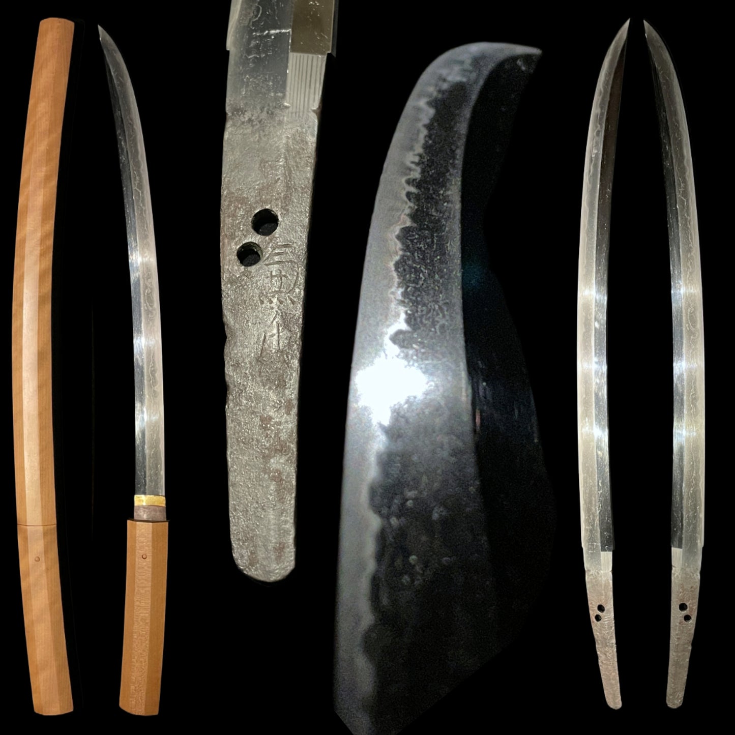 Naginata Naoshi Style, Kaneuji 兼氏 signed, Shobuzukuri Wakizashi, Muromachi period