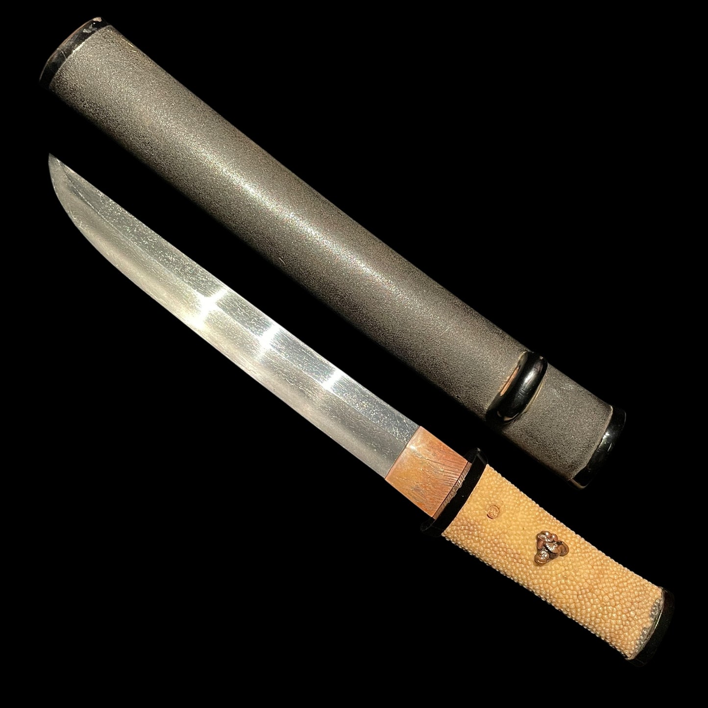 Aikuchi Tanto 合口短刀, with Kozuka, Edo period mumei