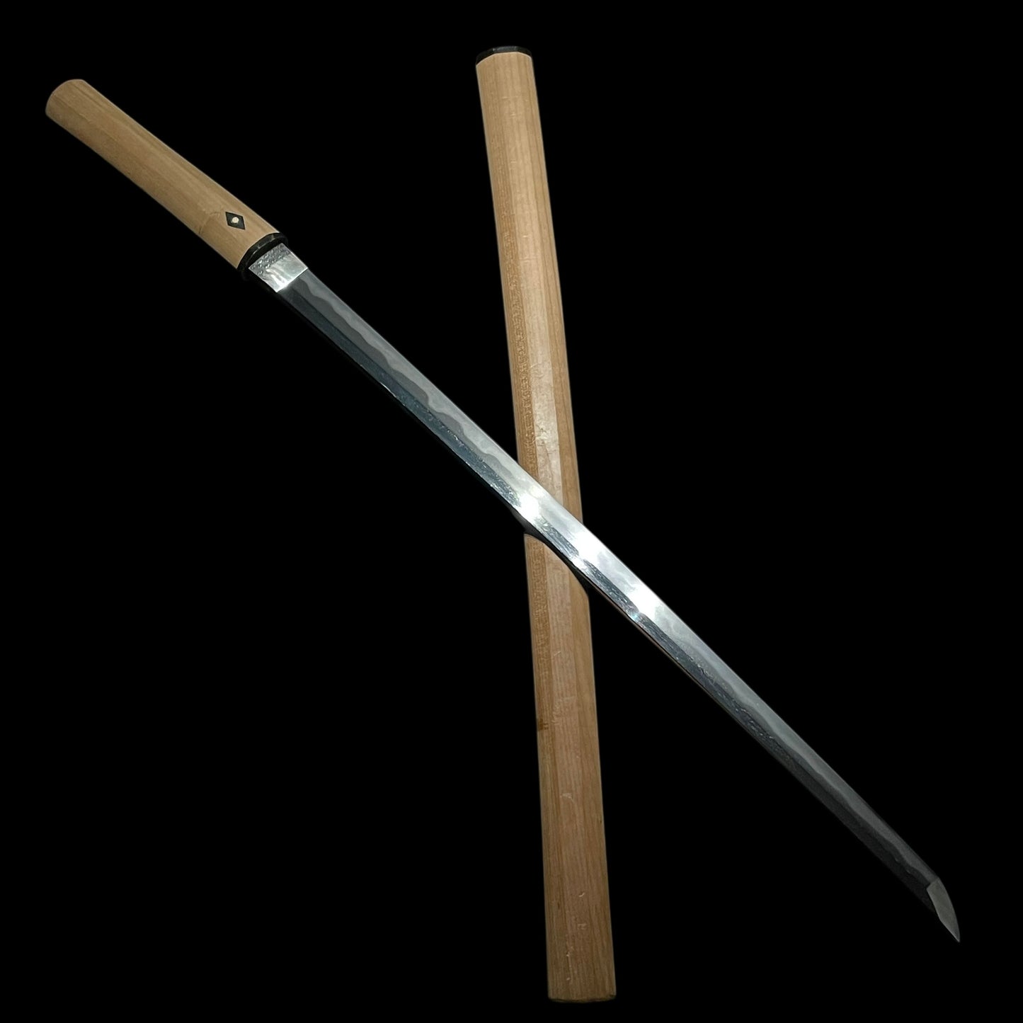 Shinobigatana 忍刀, Ninja Sword in Shirasaya, Straight blade, Edo period mumei