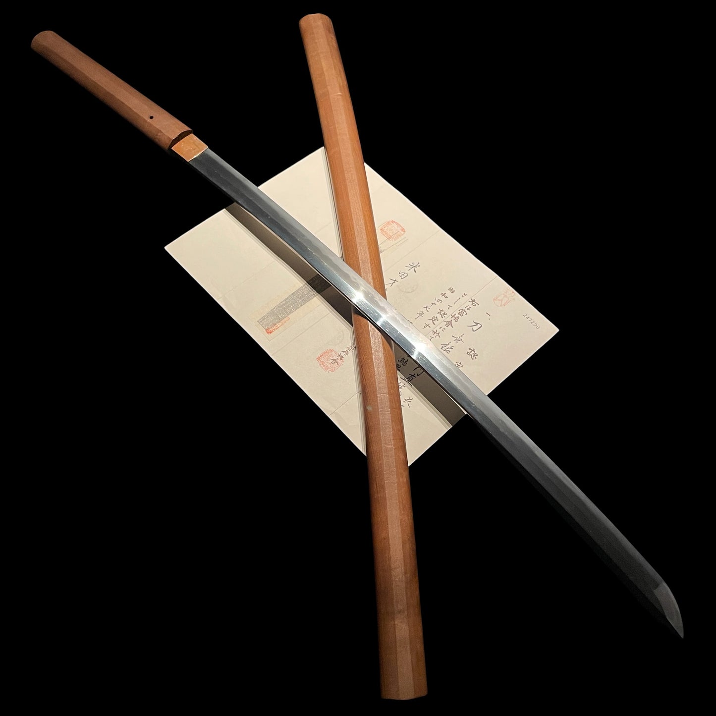 Yamon Naokatsu 弥門直勝 KATANA, Wide Blade, Edo period, NBTHK Certificate