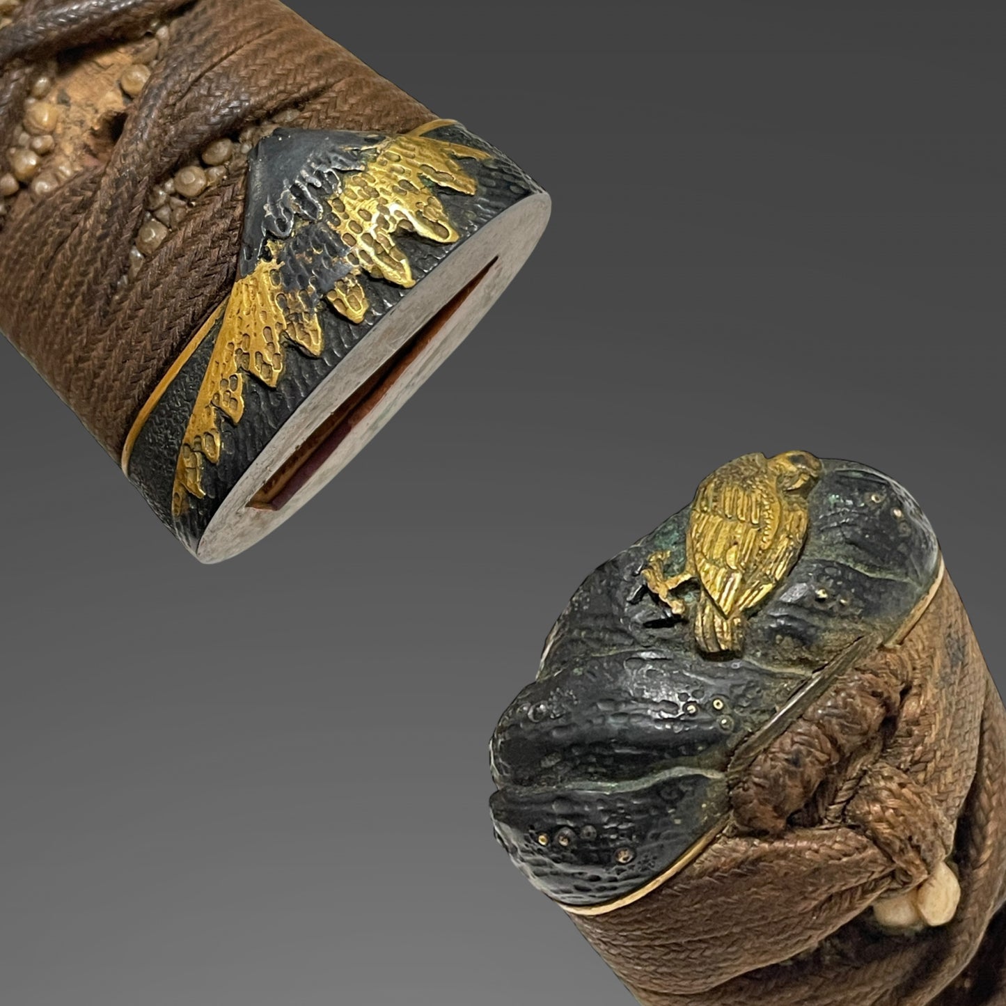 Mt.Fuji 富士山 Fittings Short WAKIZASHI, Edo period mumei