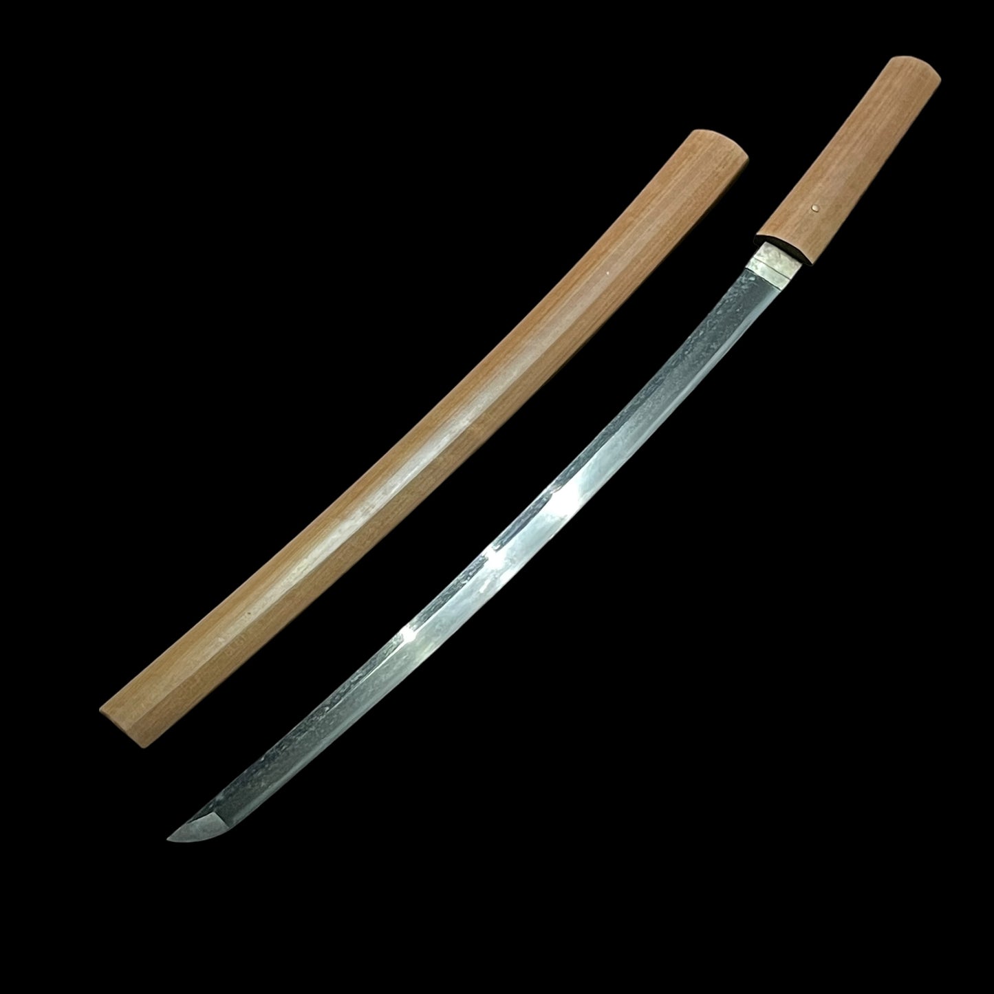 Long Wakizashi in Shirasaya, Edo period mumei, 502mm (19.76 in.)