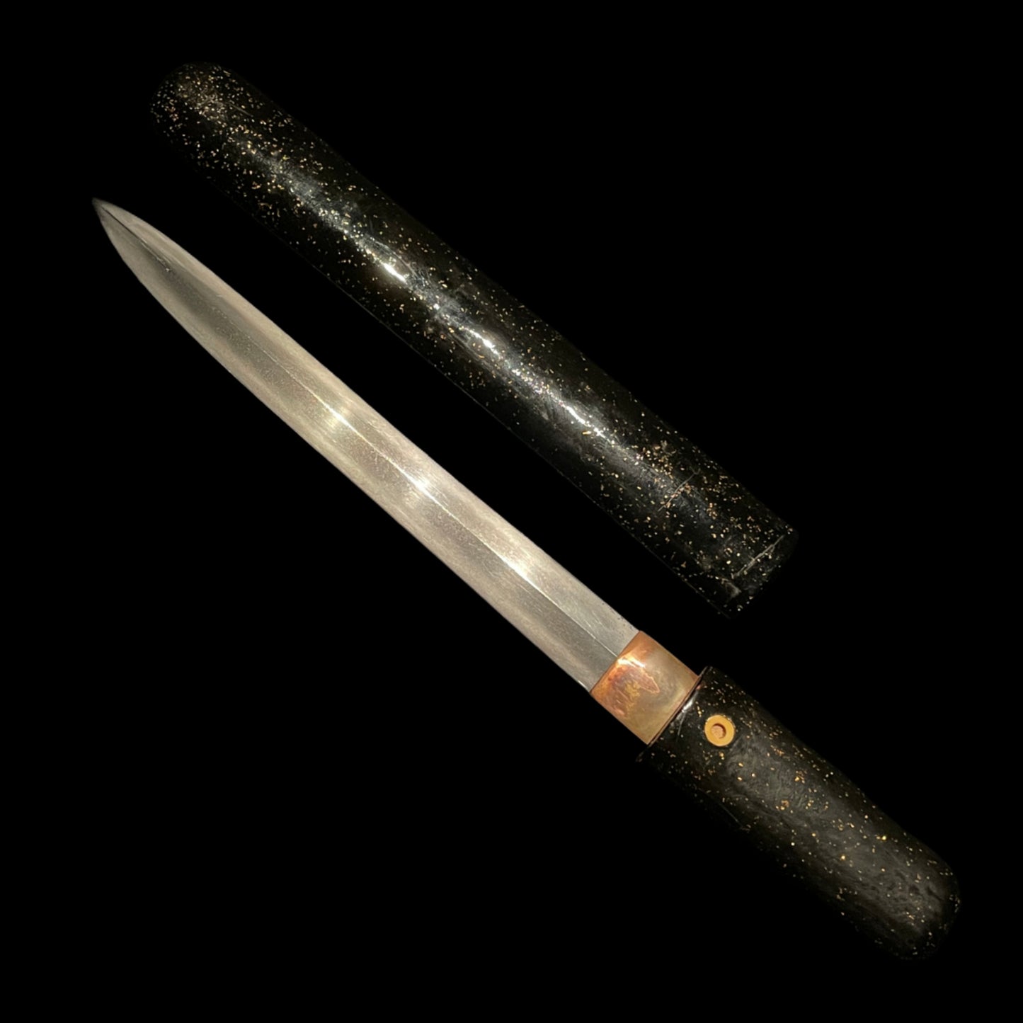 KEN Style MOROHAZUKURI Tanto 諸刃造短刀, Masahiro 正廣 signed, Edo period