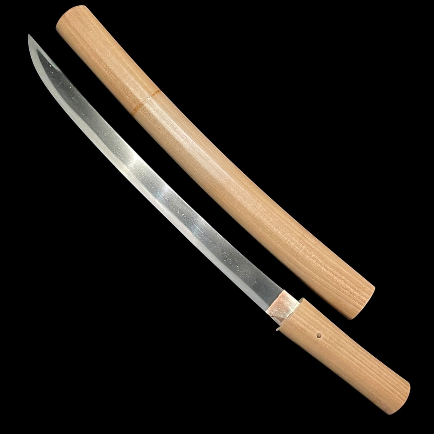 Wide Hirazukuri WAKIZASHI, Echizenkokuju Kanenori 越前国住包則 signed, Edo period