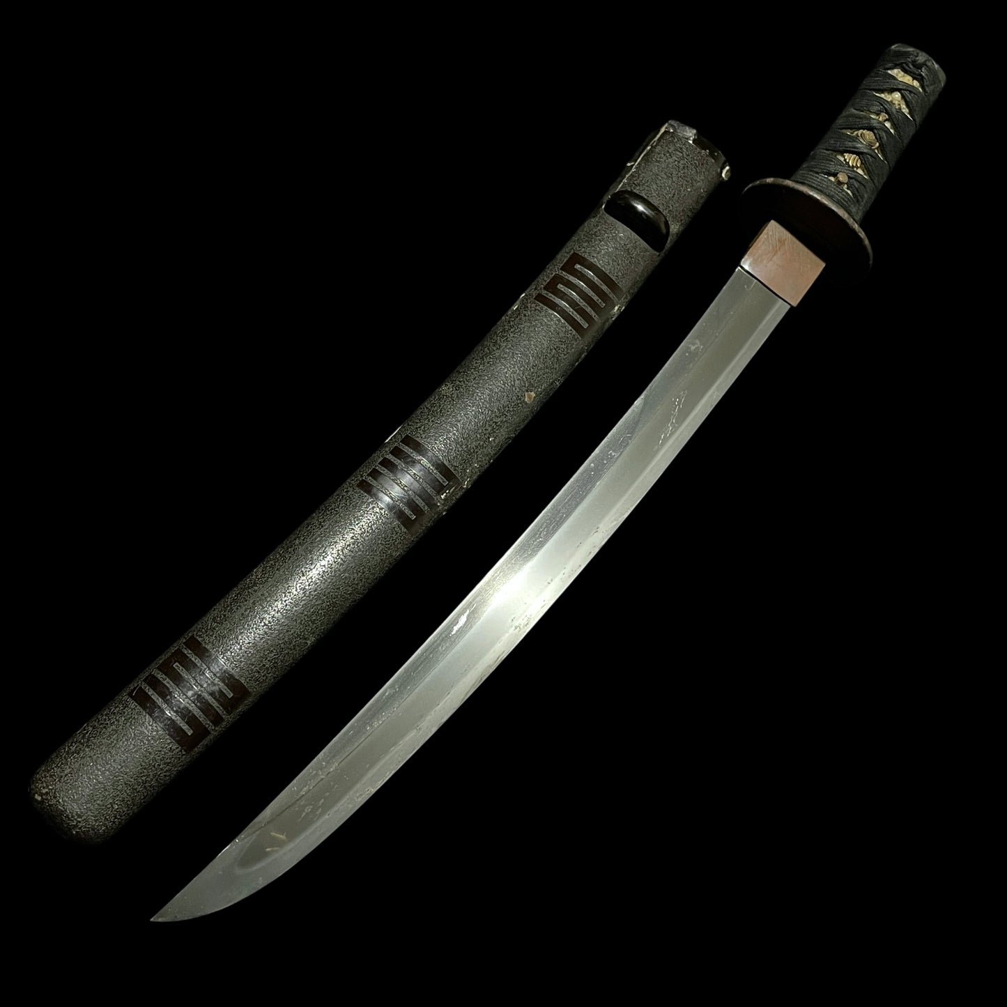 Shobuzukuri Wakizashi 菖蒲造脇差, High-Grade Tsukamae Edo period mumei