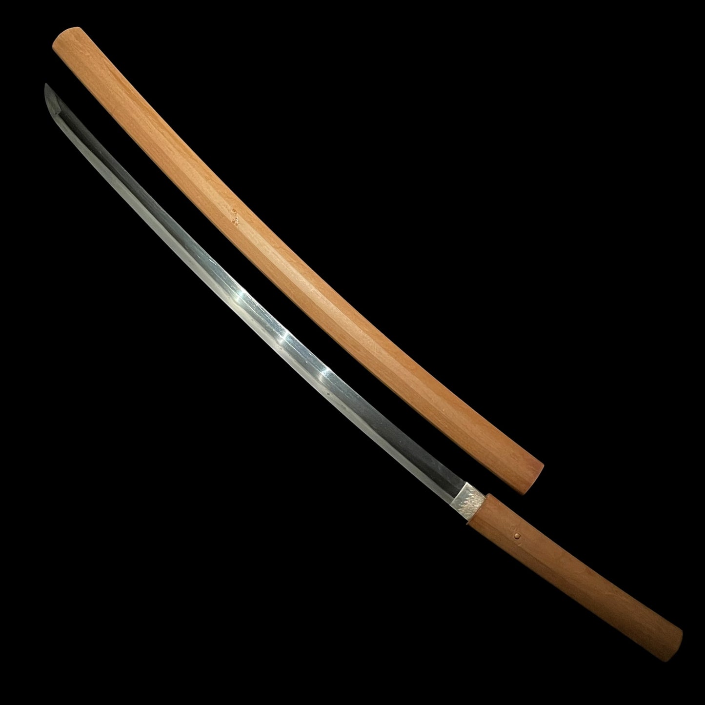 Bakumatsu era KATANA in Shirasaya, Sturdy Blade, Late Edo period mumei