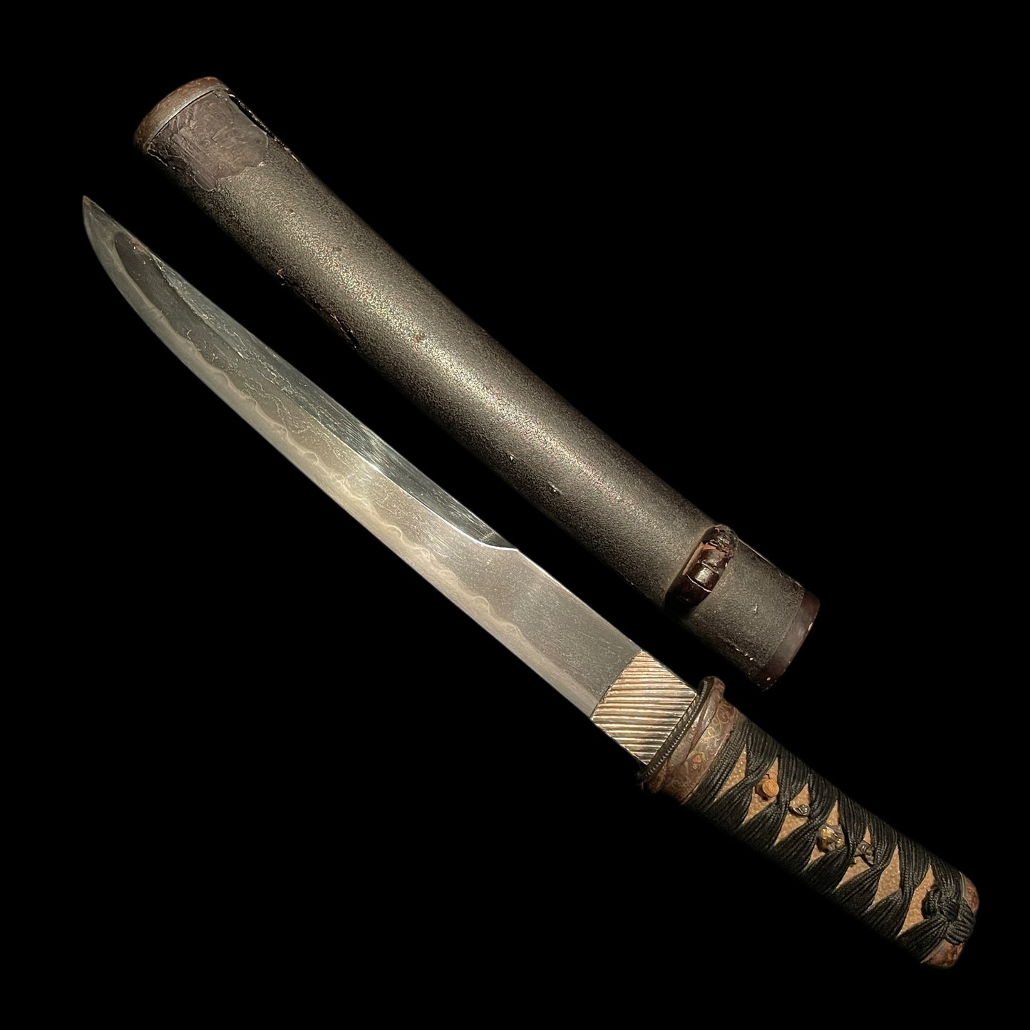 UNOKUBI-ZUKURI TANTO 鵜首造短刀, Thick blade, Edo period mumei