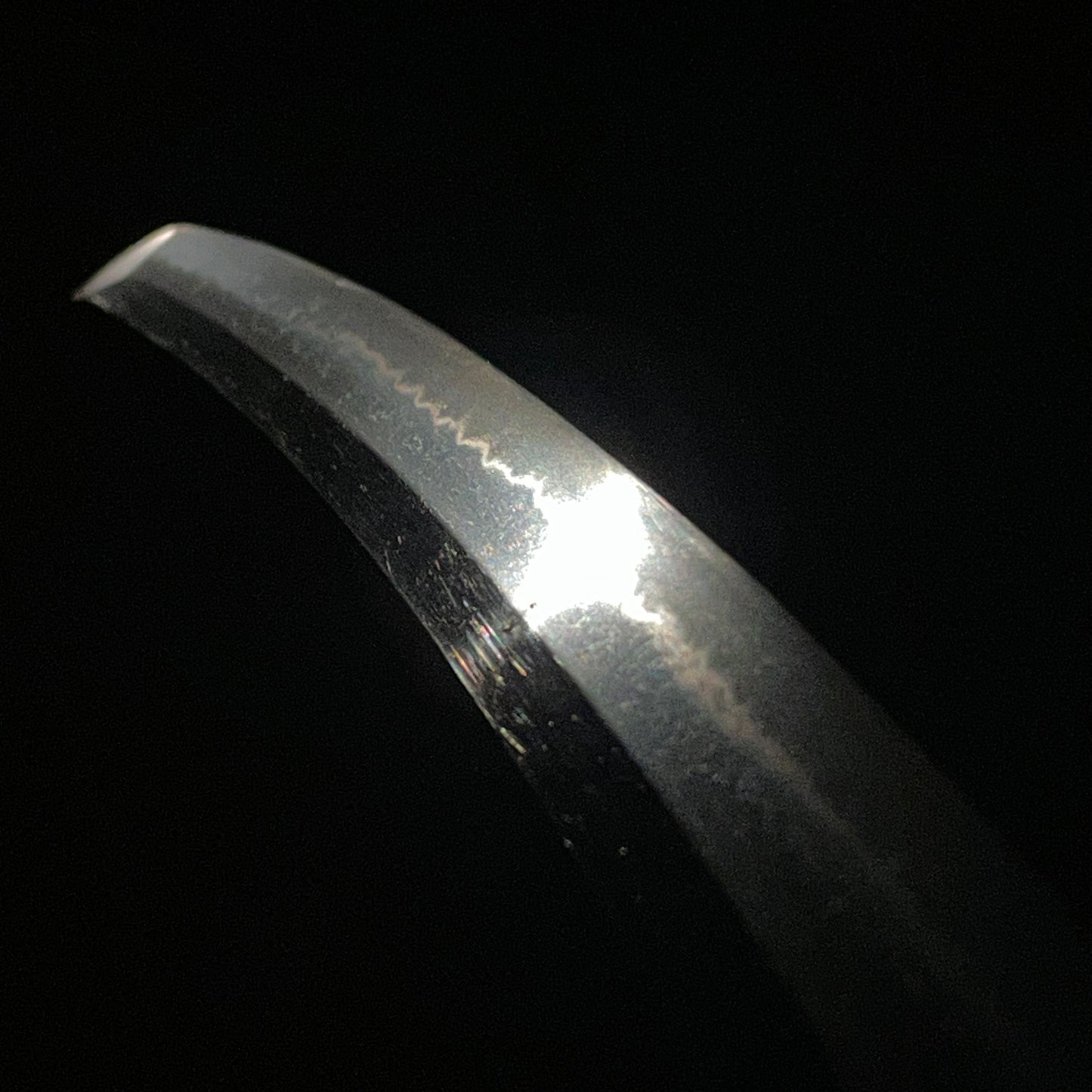 Bizenkoku Sukesada 備前國祐定 signed Wakizashi, Rugged Iron Fuchikashira, Muromachi period