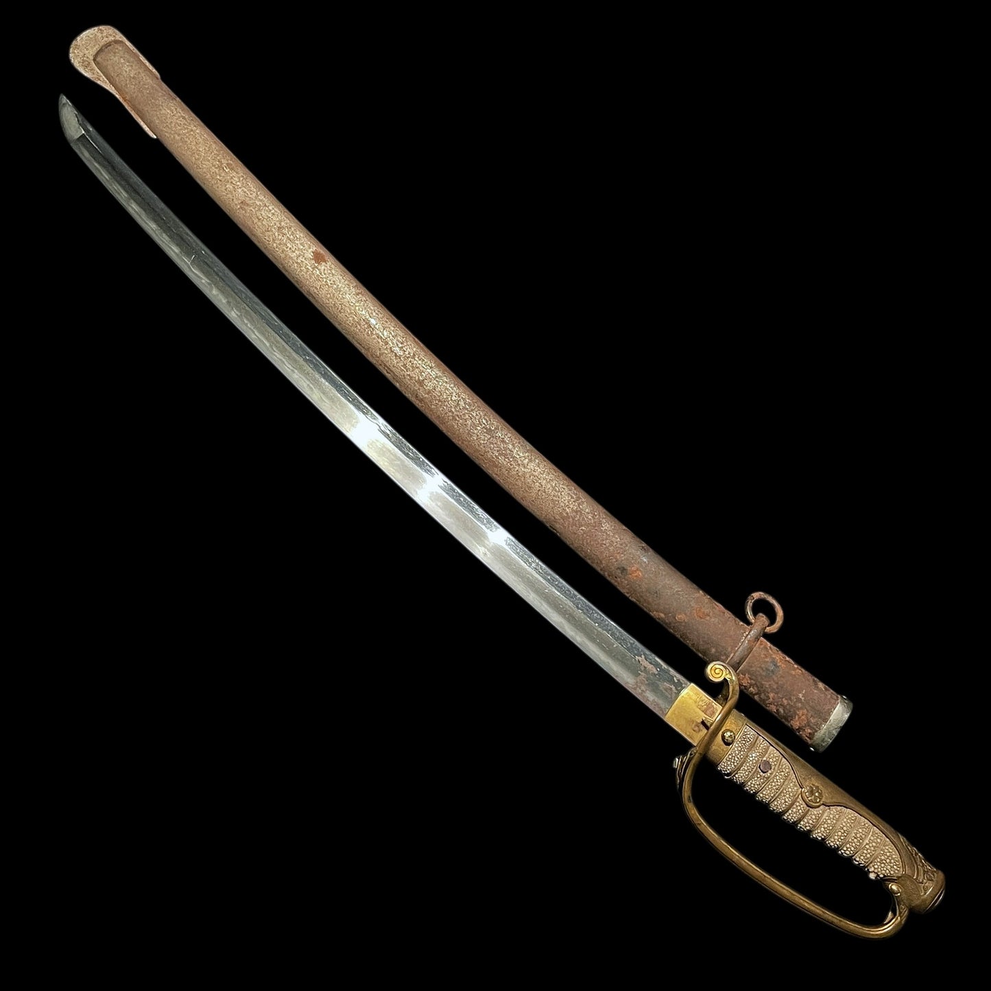 Kyu GUNTO 旧軍刀, Sabre Style Imperial Japanese Army Sword, WW1-WW2