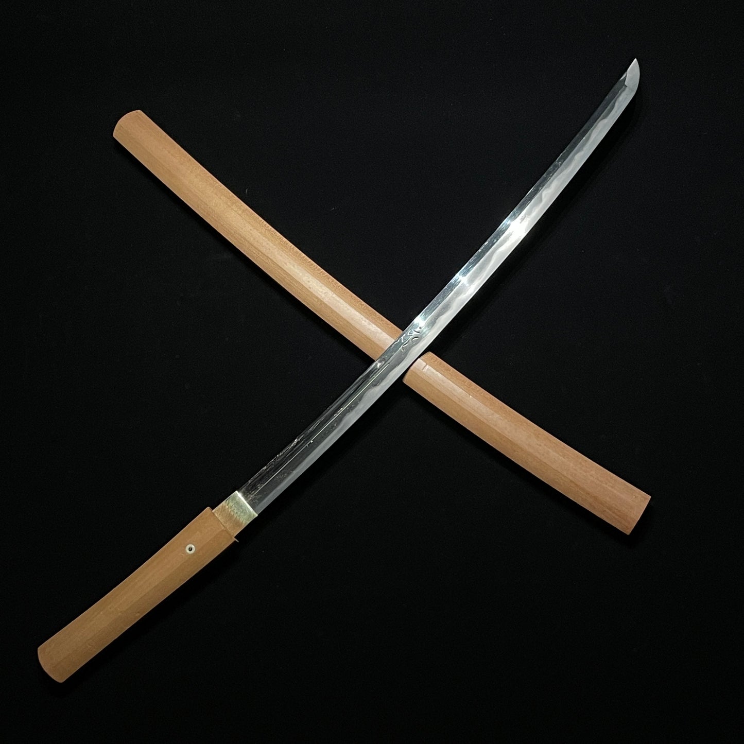 Suken Bonji HORIMONO, Long Wakizashi, Doi Shinryo, Edo period