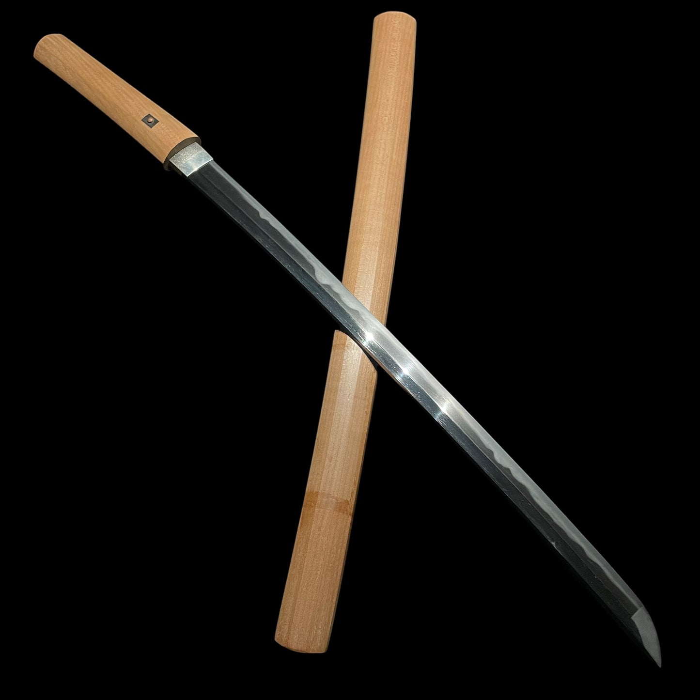 Tanbanokami 丹波守 signed Wakizashi, Sudareba 簾刃, Early Edo period