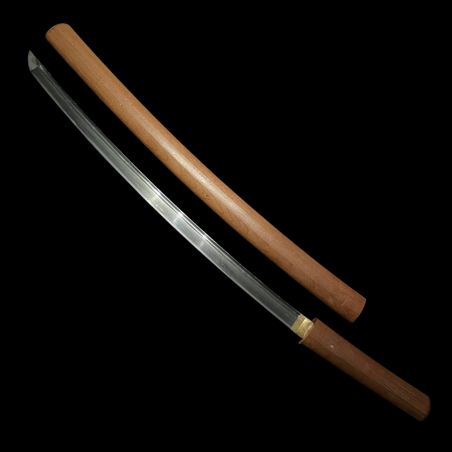 Kakitoshi 掻通し Long WAKIZASHI, KOTO Early Muromachi period, Oosuriage Mumei
