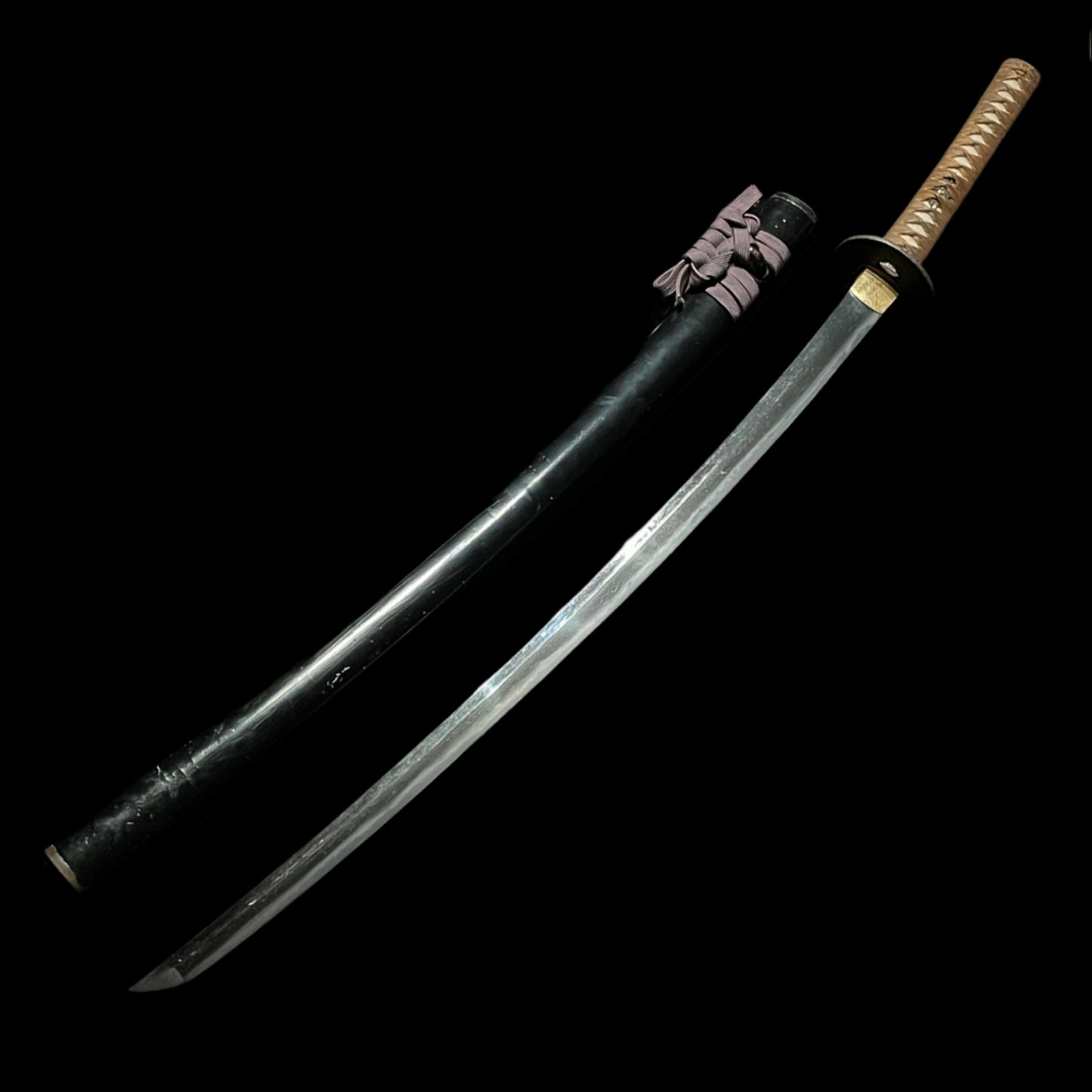 Black KATANA, Edo period mumei, 698mm (27.48 in.)