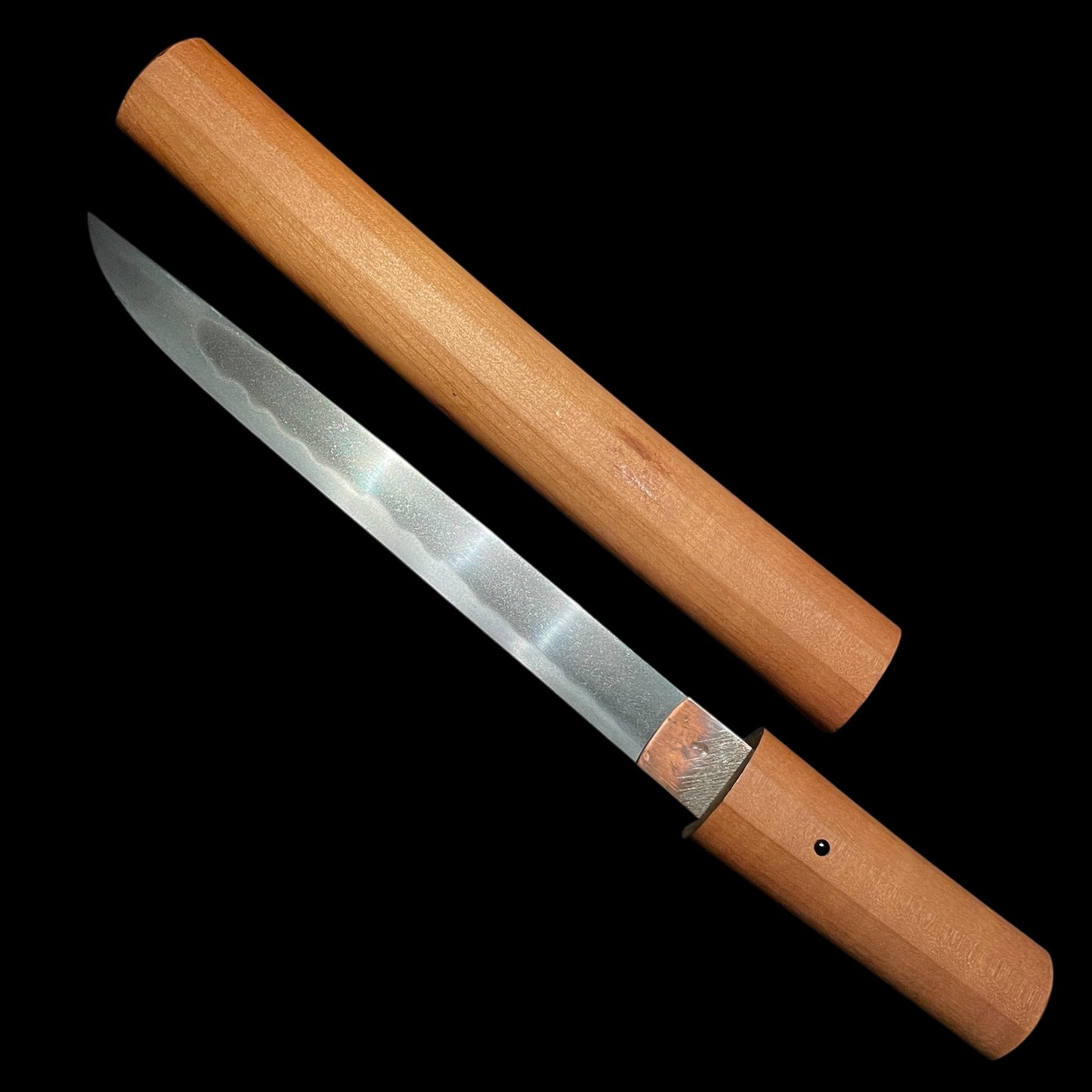 Thick blade TANTO, Shinshinto Late Edo period Bakumatsu, Mumei