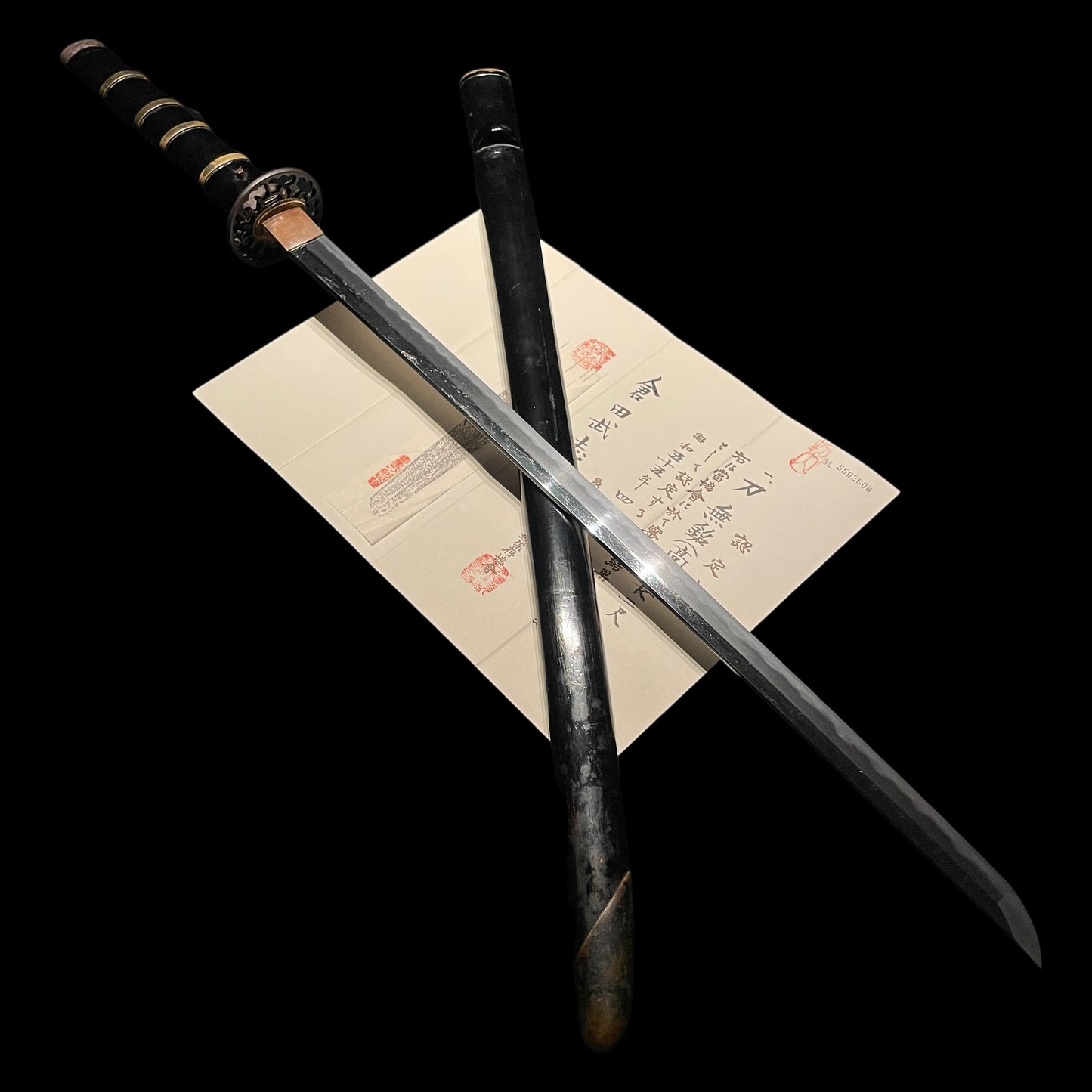 Ninjato 忍者刀, Straight KATANA in Toppei-Koshirae 突兵拵, NBTHK Certificate