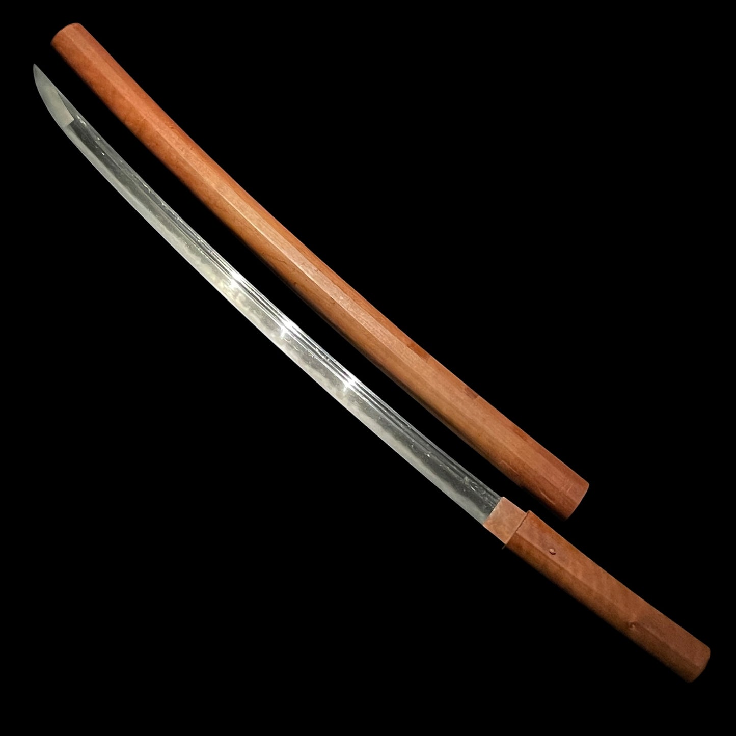 Ookissaki 大切先, Bicchunokami Tachibana Yasuhiro 備中守橘康廣 signed, Long Wakizashi, Edo period