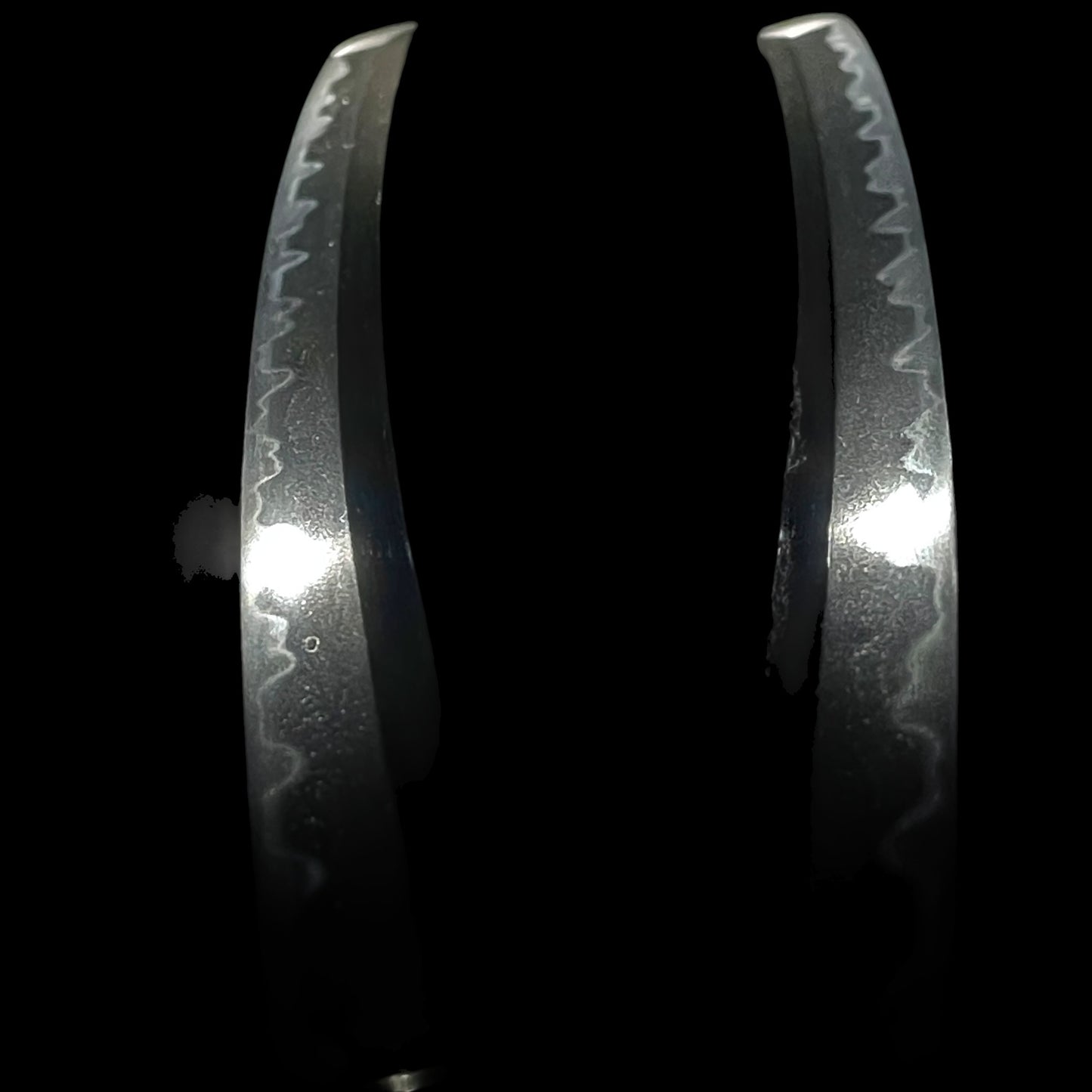 Amazing Hamon Sukezane 助真 signed Wakizashi, Copper Fuchikashira, Edo period