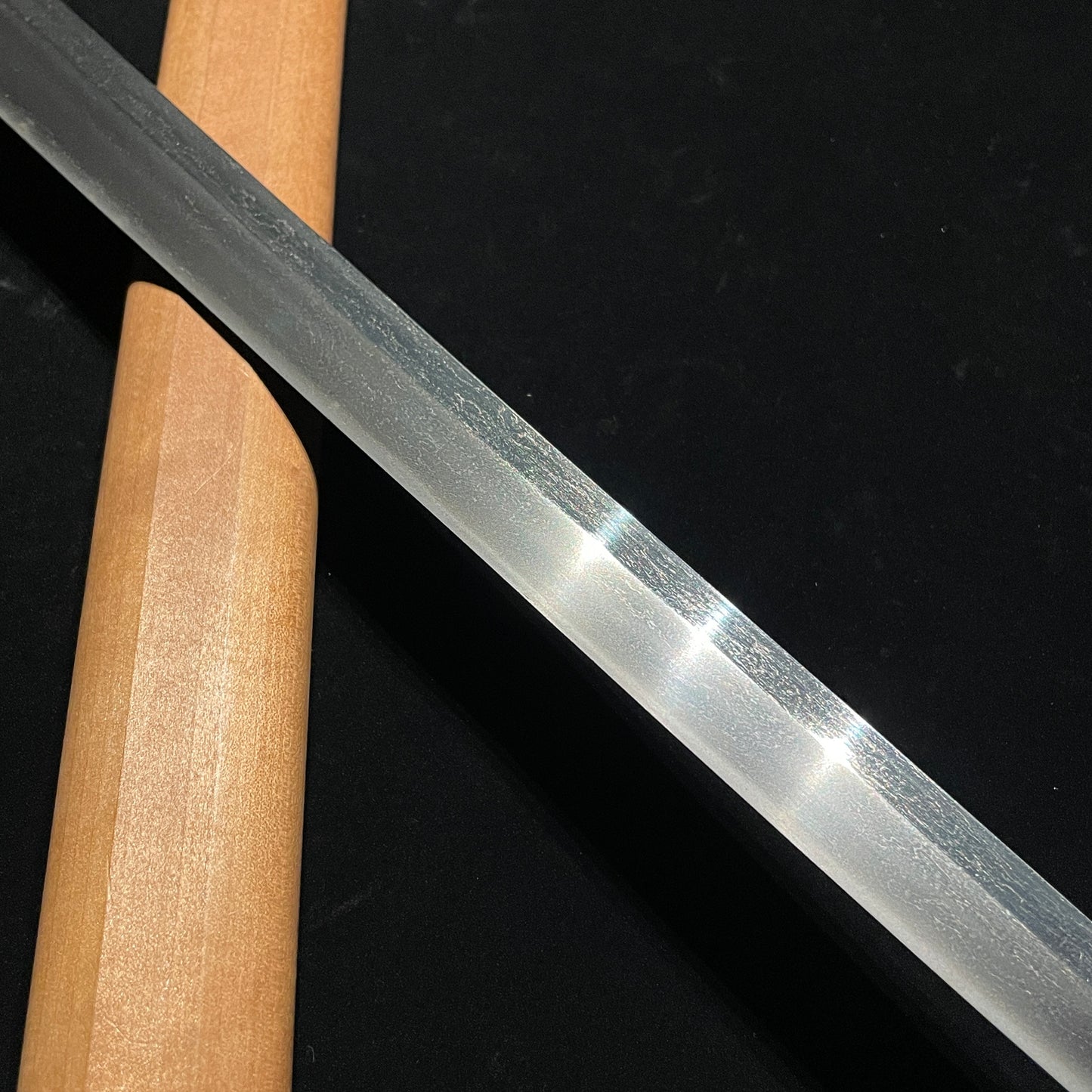 Straight Wakizashi, Muromachi period, Oosuriage mumei