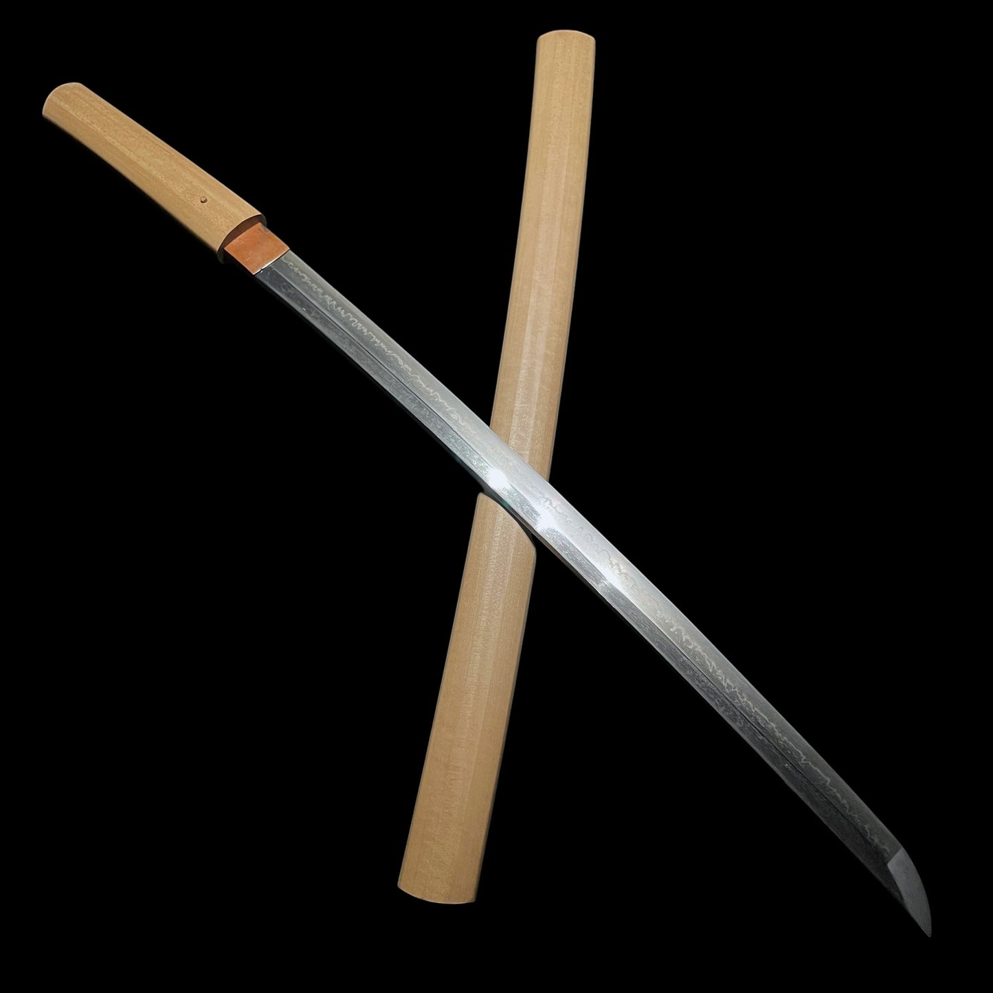 Hizenkokuju Tadayoshi 肥前国住忠吉 signed Long Wakizashi, Edo period
