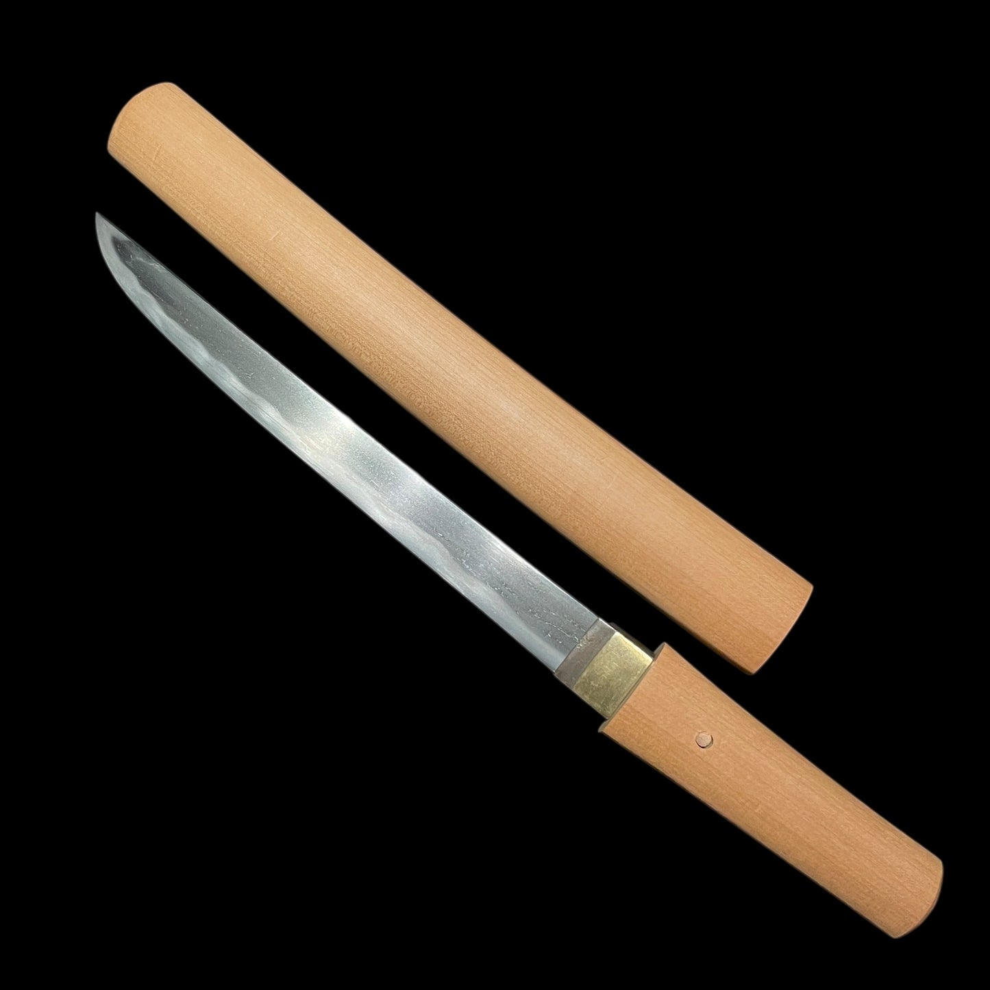 Hirazukuri TANTO in Shirasaya, Late Edo period mumei