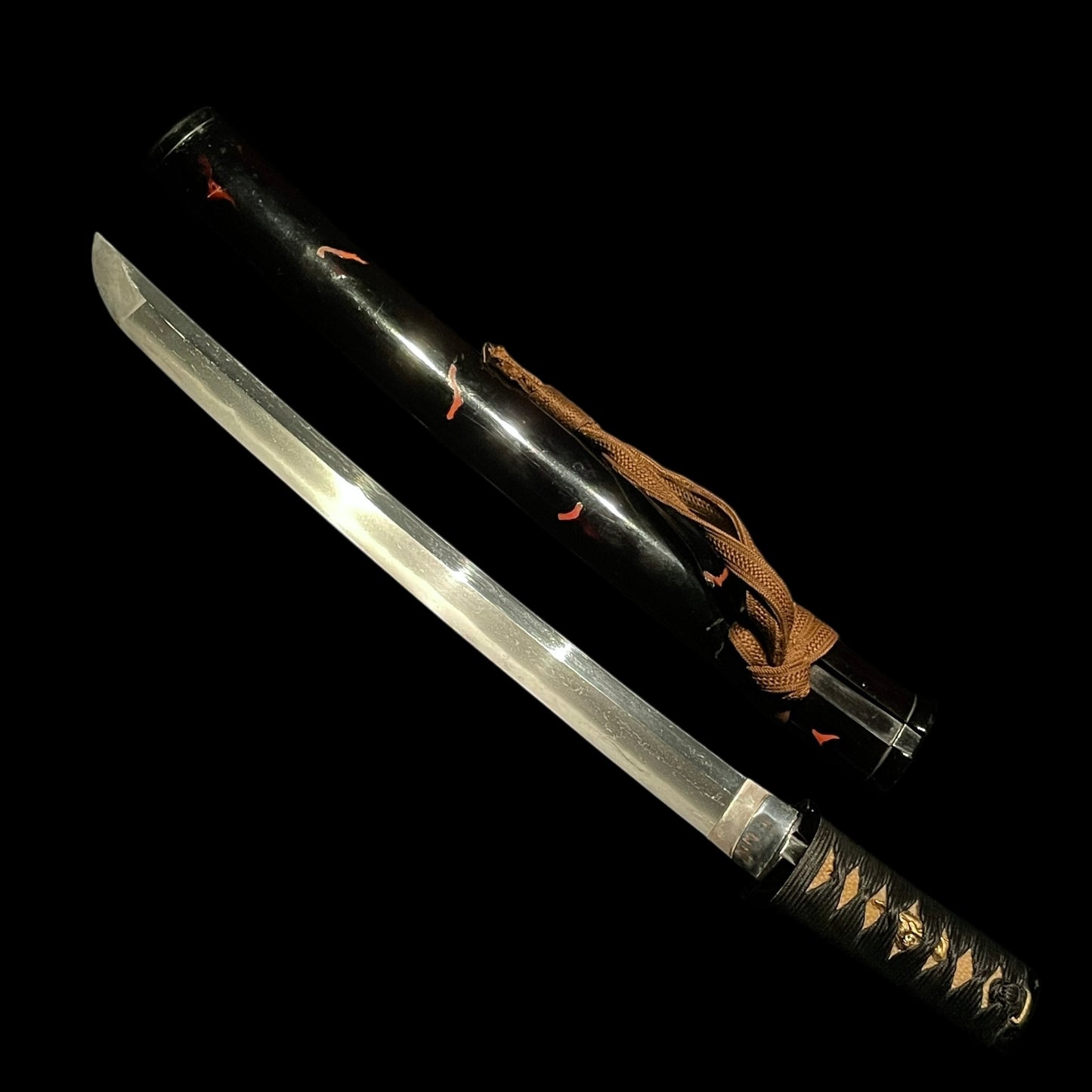 Oosuriage-Mumei Short WAKIZASHI, Aikuchi Koshirae, Edo period mumei