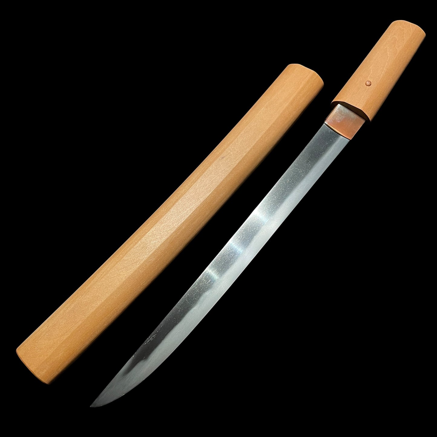 Shinshinto 新々刀 Sunnobi-TANTO 寸延短刀, Thick blade, Late Edo Bakumatsu era