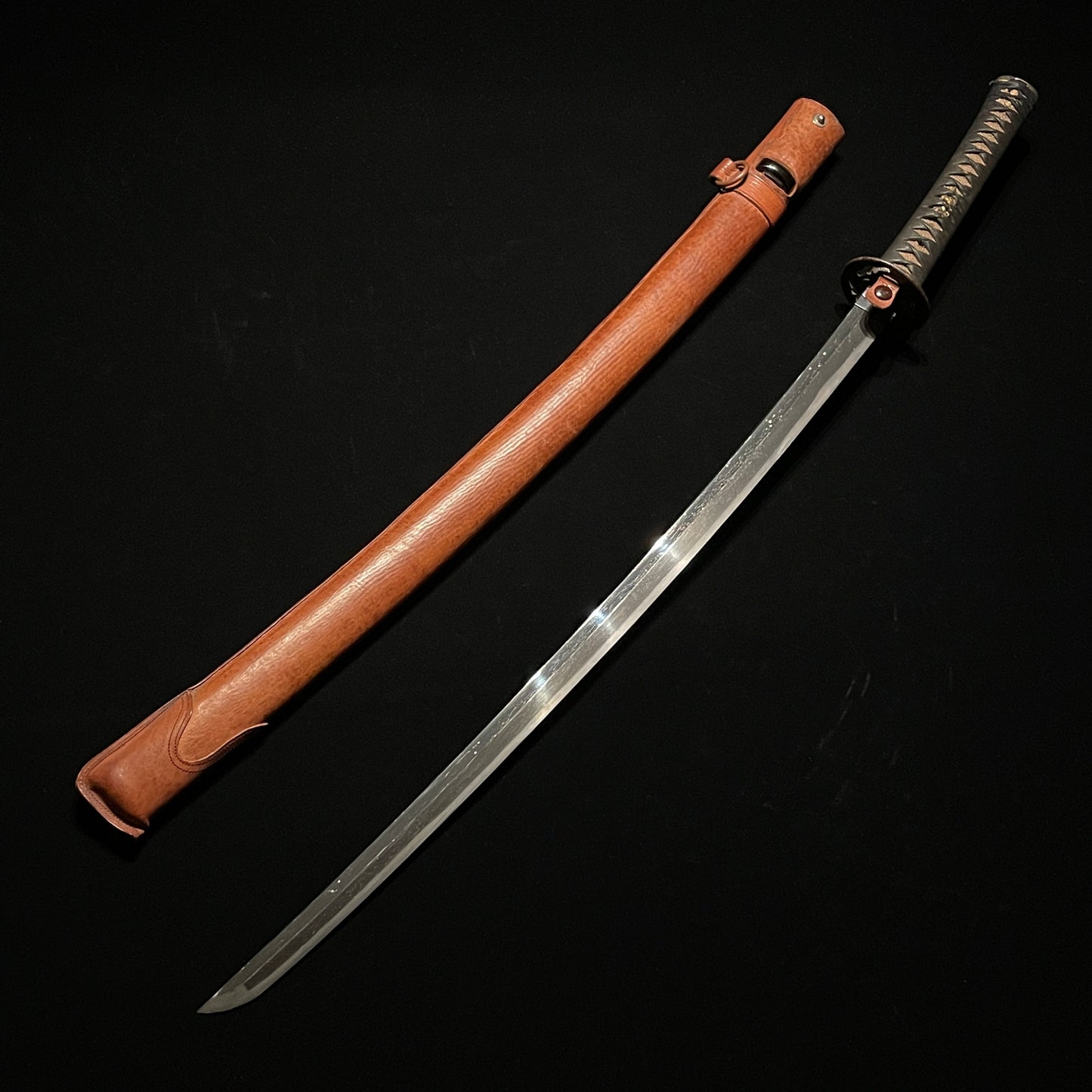 Ryakushiki-GUNTO, WW2 Japanese Army Officer Sword, Traditional Edo Period Blade