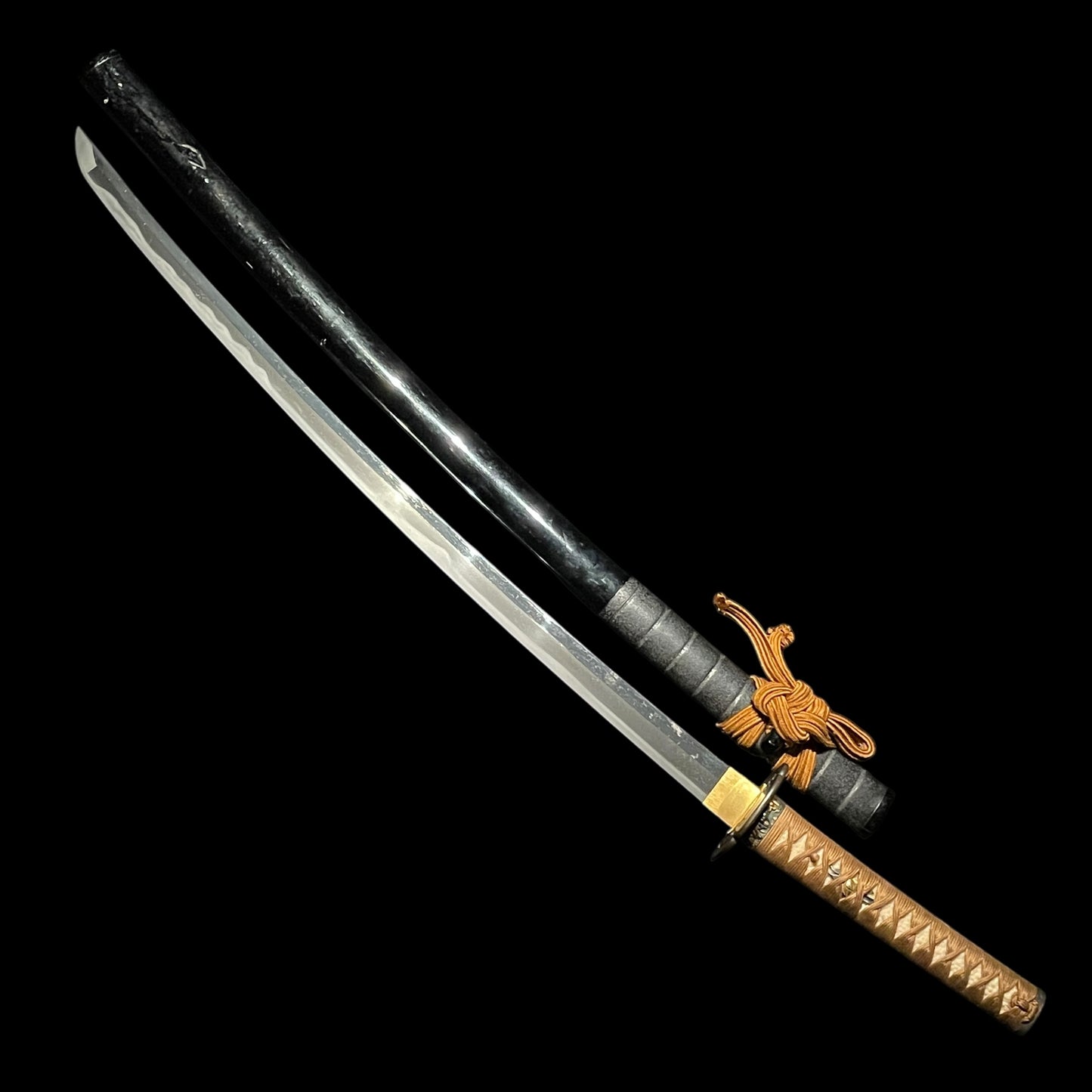 Suzuki Kaganokami Sada August 1692 signed KATANA, Inrokizamisaya 印籠刻鞘, Edo period