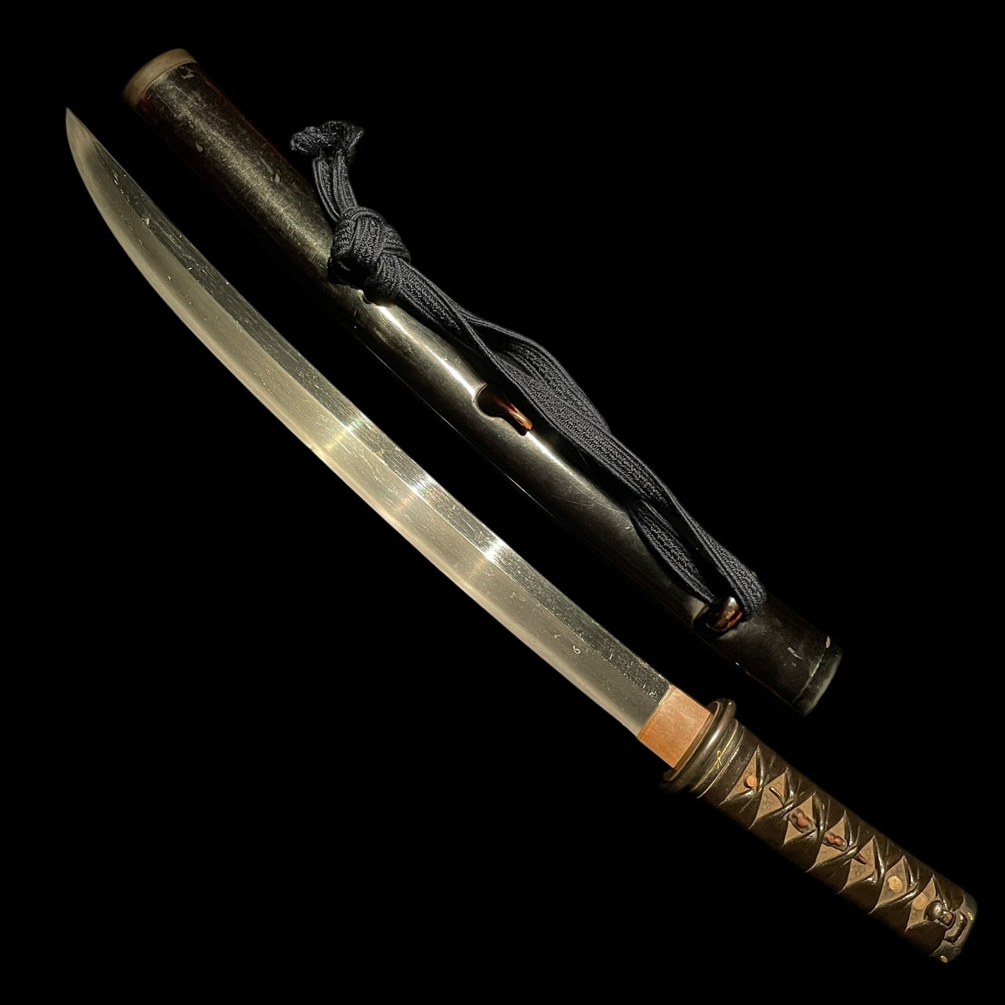 Shobuzukuri Wakizashi, Chili Peppers Menuki, KOTO Muromachi period mumei