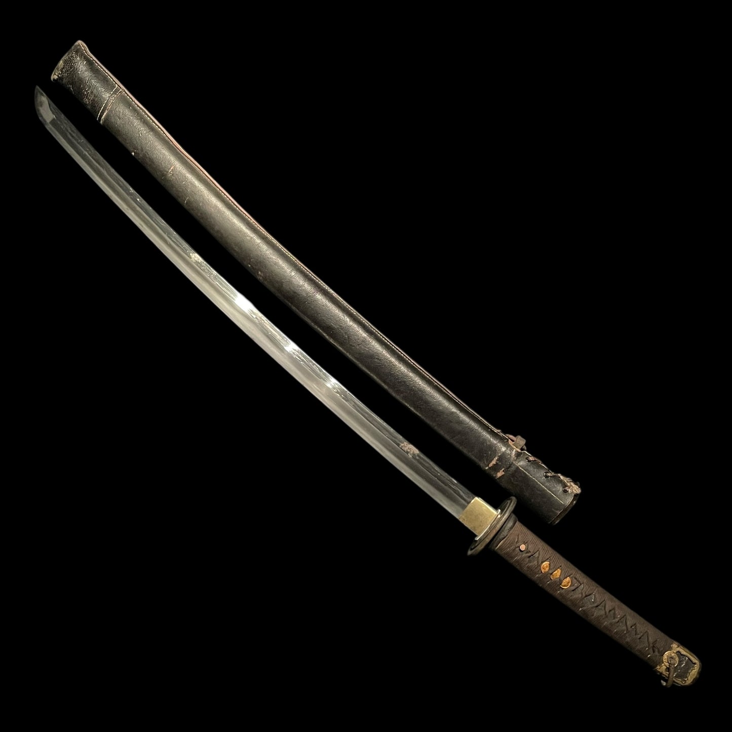 Navy GUNTO, Noguchi Mitsunaga 野口光長 signed, WW2 Original, Japanese Officer Sword