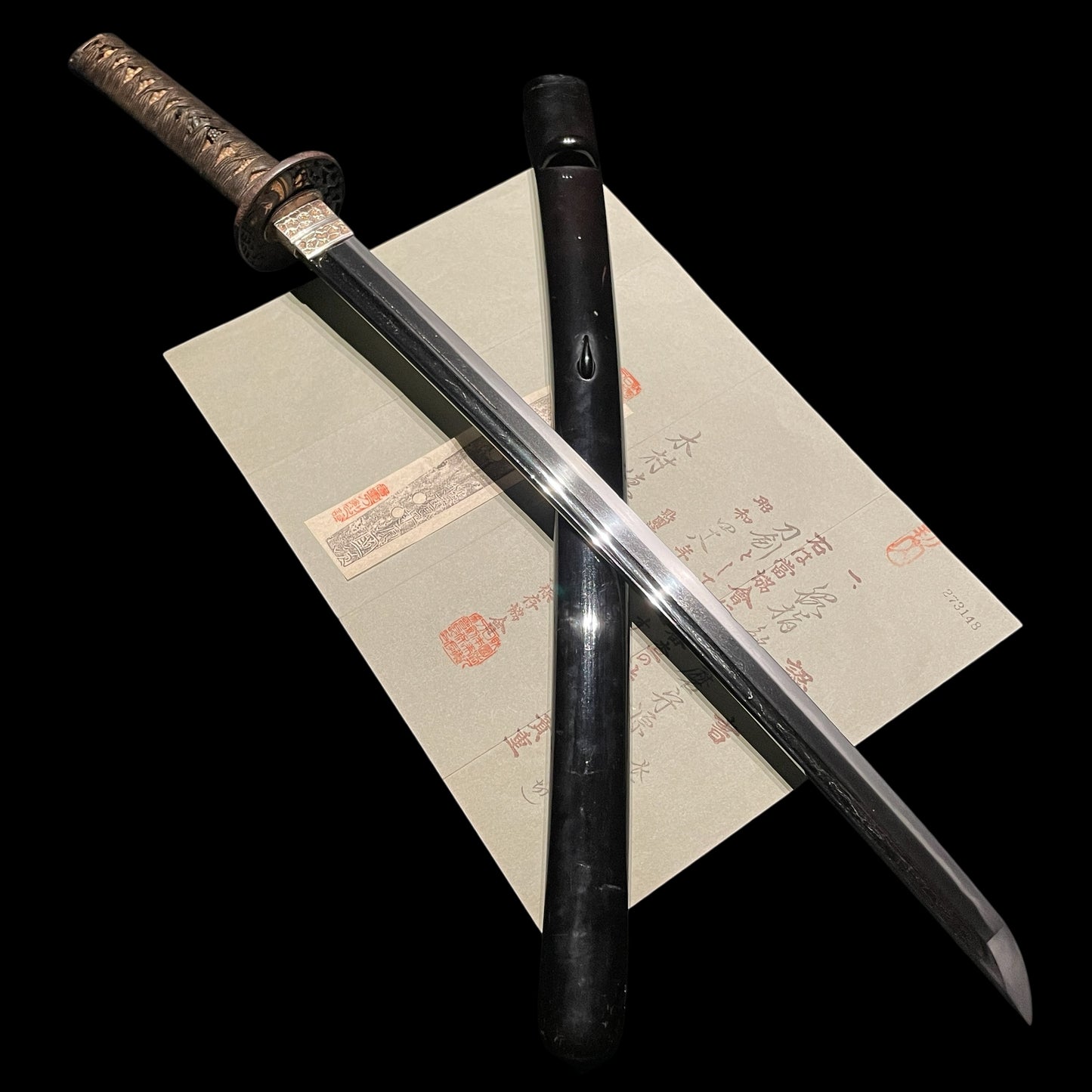 Harimanokami Kunitsugu 播磨守源國次 signed WAKIZASHI, NBTHK Certificate, Early Edo