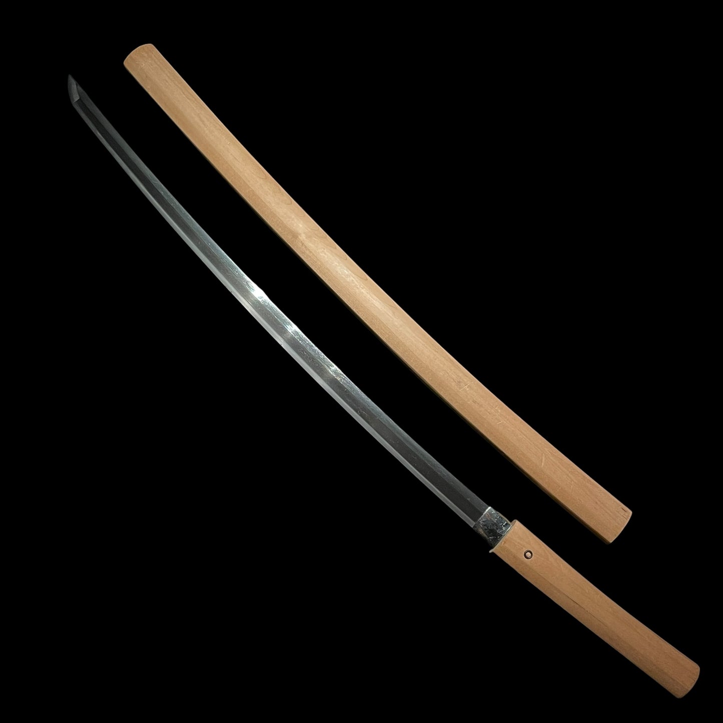 Suguha　直刃 KATANA in Shirasaya, Oosuriage-Mumei, Muromachi period