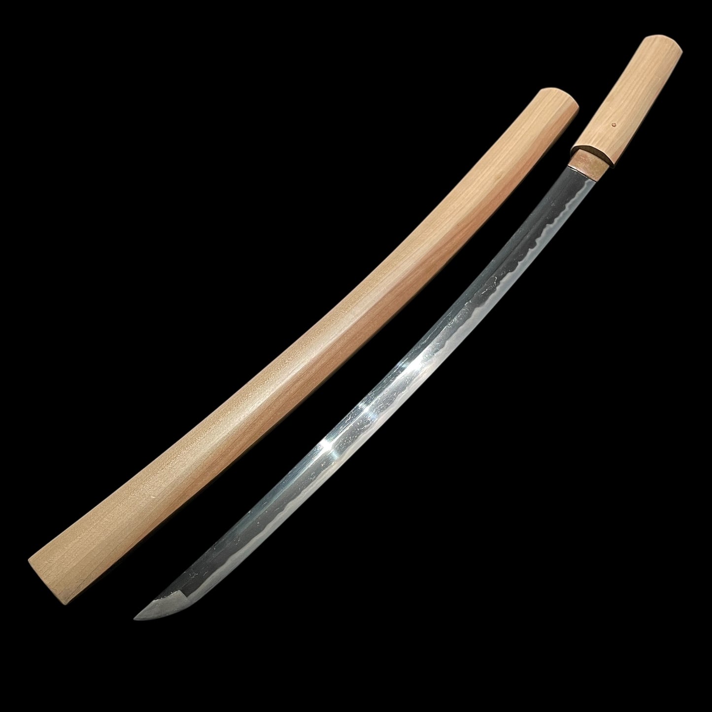 Kanezane Yuki 兼真行 signed, Long Wakizashi, Edo period