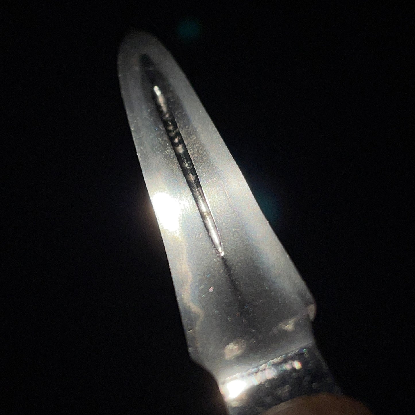 Hirasankaku Yari 平三角槍 in Shirasaya, Bishu 尾州 signed, Edo period