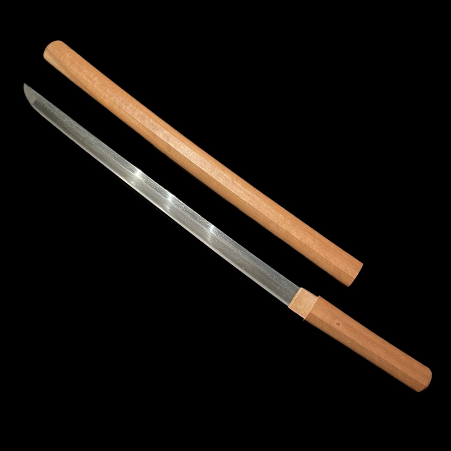 Straight Wakizashi, Muromachi period, Oosuriage mumei