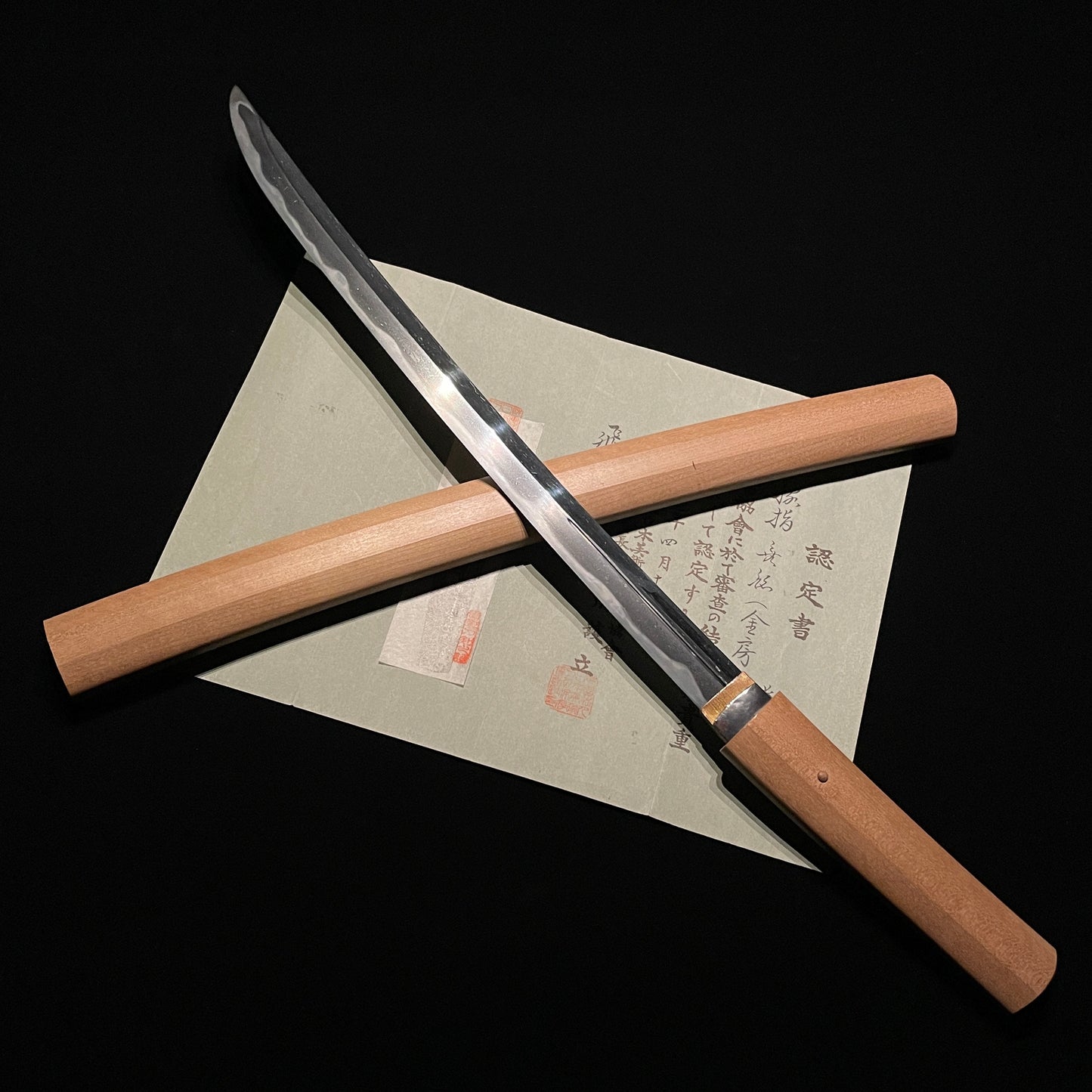 NAGINATA-NAOSHI Kanabo Masatsugu, KOTO Muromachi period, with NBTHK Certificate