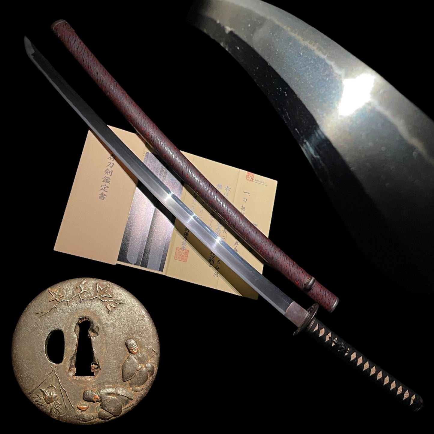 Shinshinto Jumyo 新々刀寿命, Long and Heavy KATANA,  Nagasa 740mm (29.13 in)